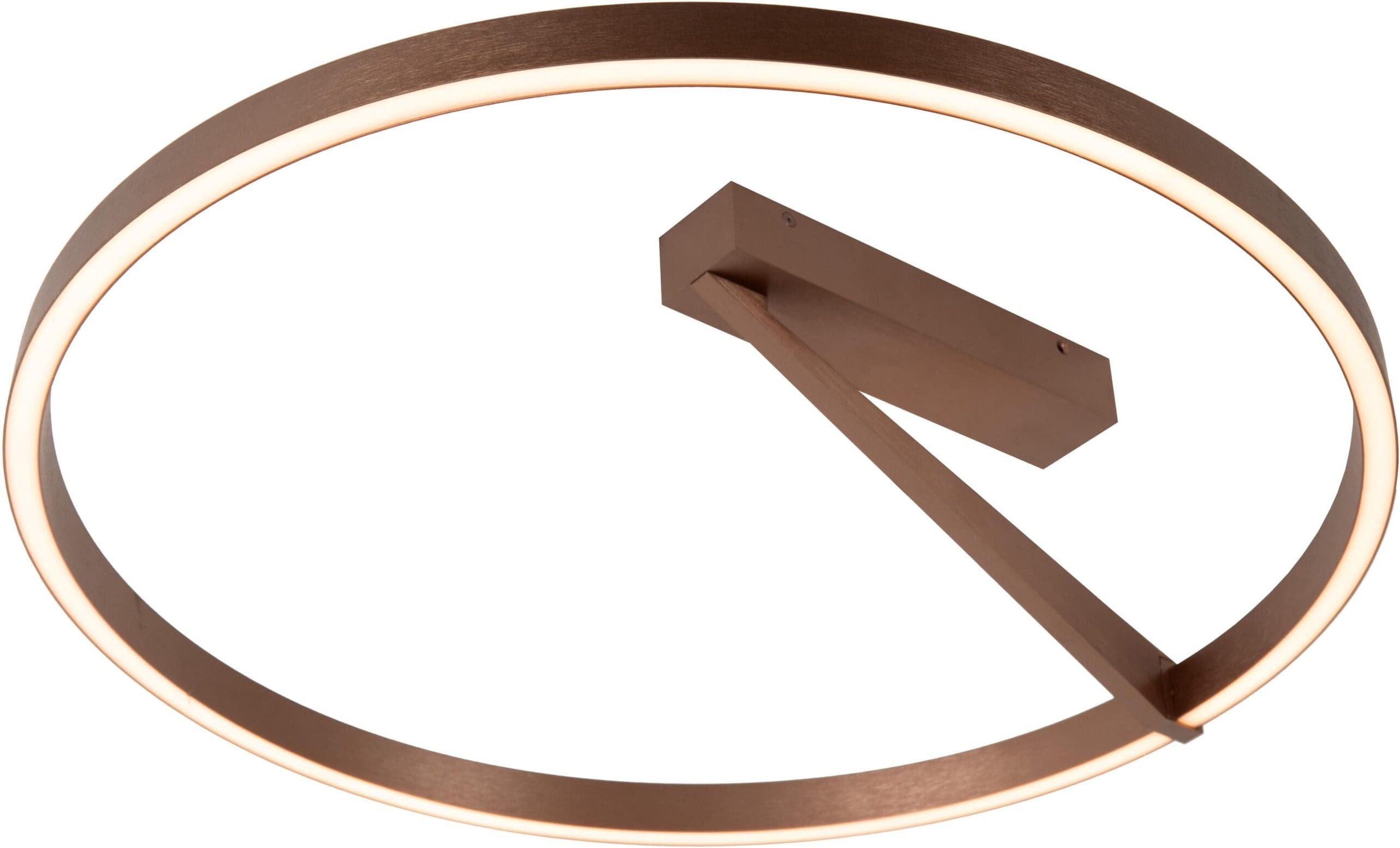 Applause Plafonnière Ø60 cm Led Dimb. Cct - Koffie Lucide Plafondlamp 23100/60/96