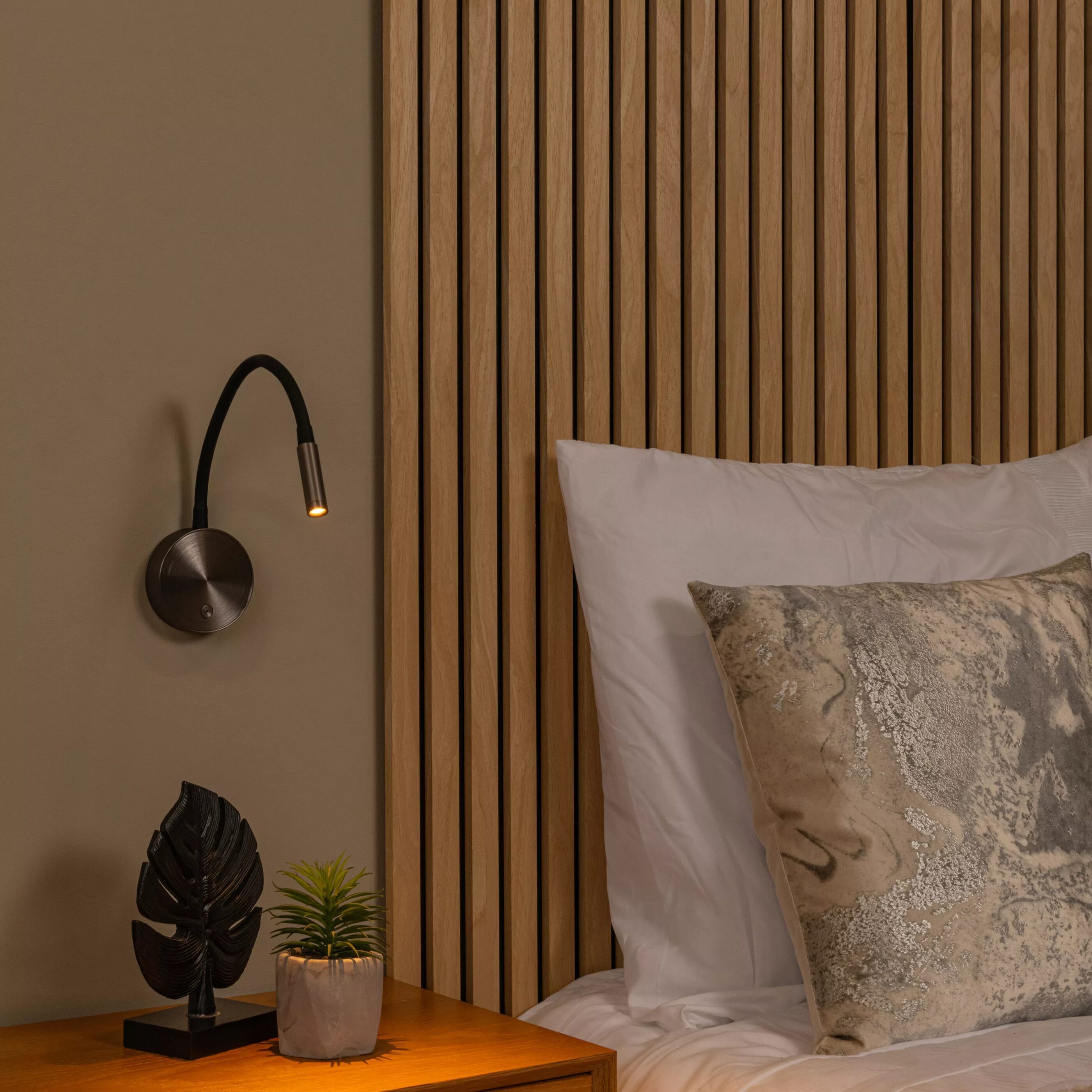 Asja Oplaadbare Wandspot / Wandlamp Accu/batterij Led 3 Stepdim - Grijs Ijzer Lucide Wandlamp 41206/03/15