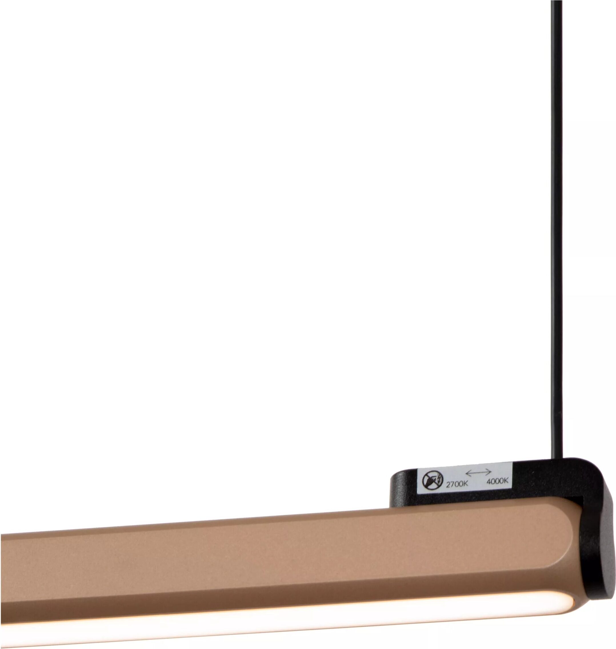 Braga Hanglamp Led Dimb. Cct 1x42w 2700k/4000k - Koffie Lucide Hanglamp 23472/36/96
