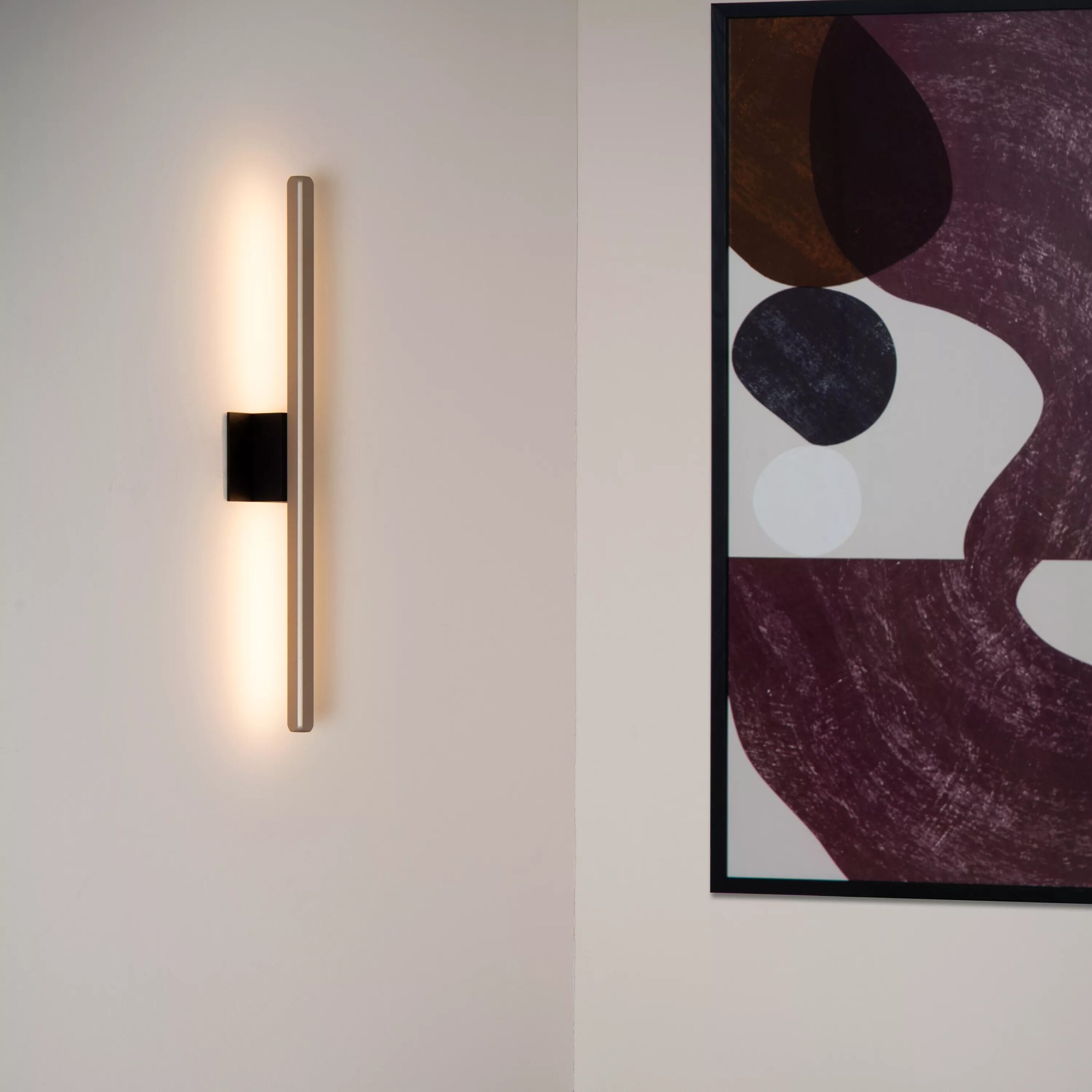 Braga Wandlamp Binnen/buiten Led 1x10w 2700k - Koffie Lucide Wandlamp 23272/11/96