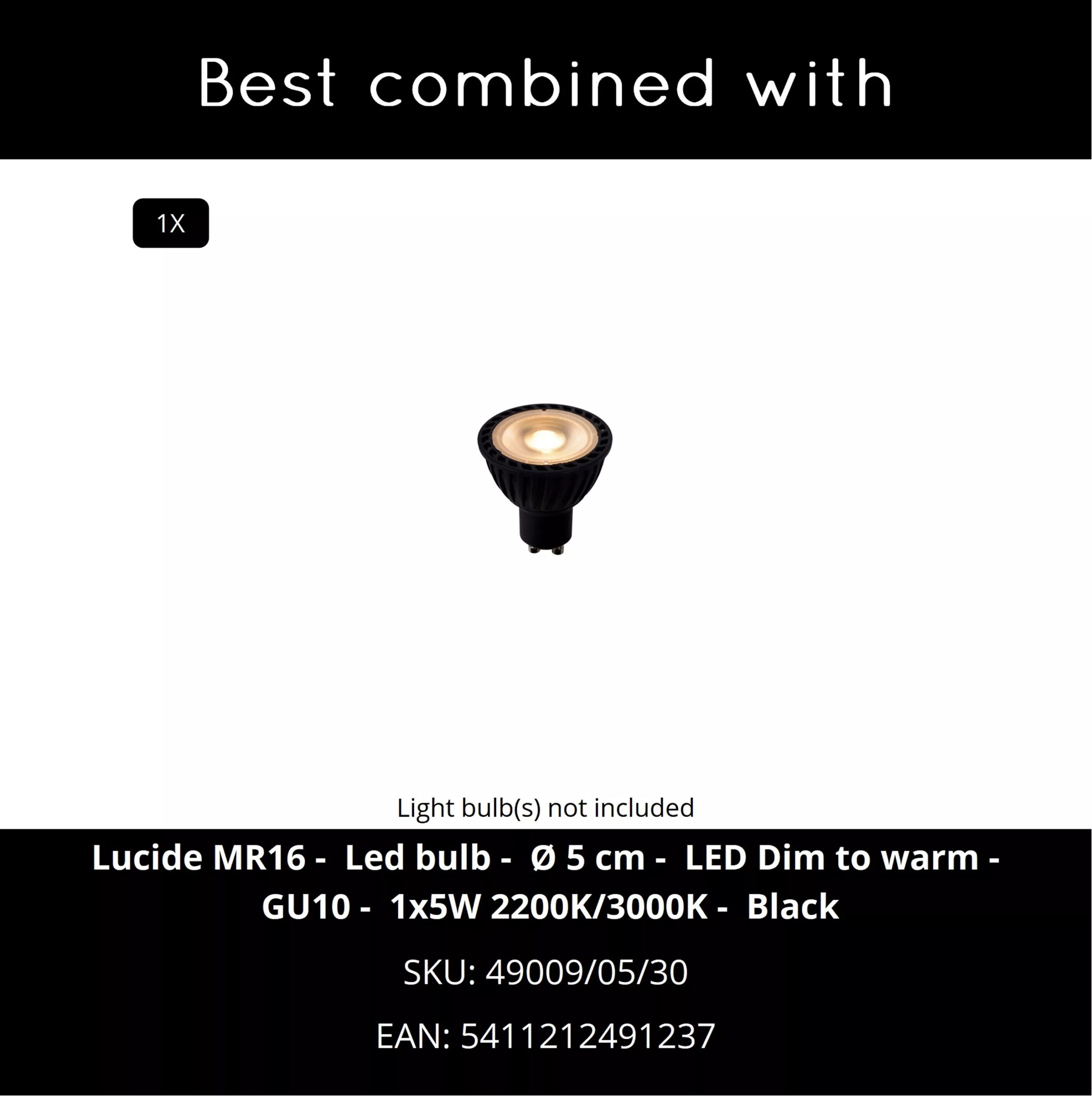 Braga Wandlamp - Koffie Lucide Wandlamp 23273/01/96