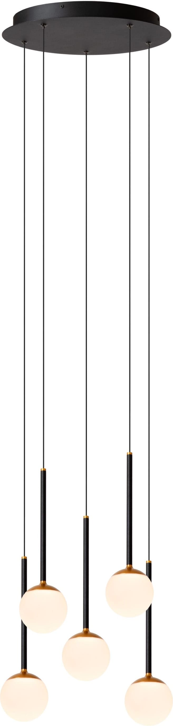 Calina Hanglamp Ø42 cm Led Dimb. - Zwart Lucide Hanglamp 24404/35/30