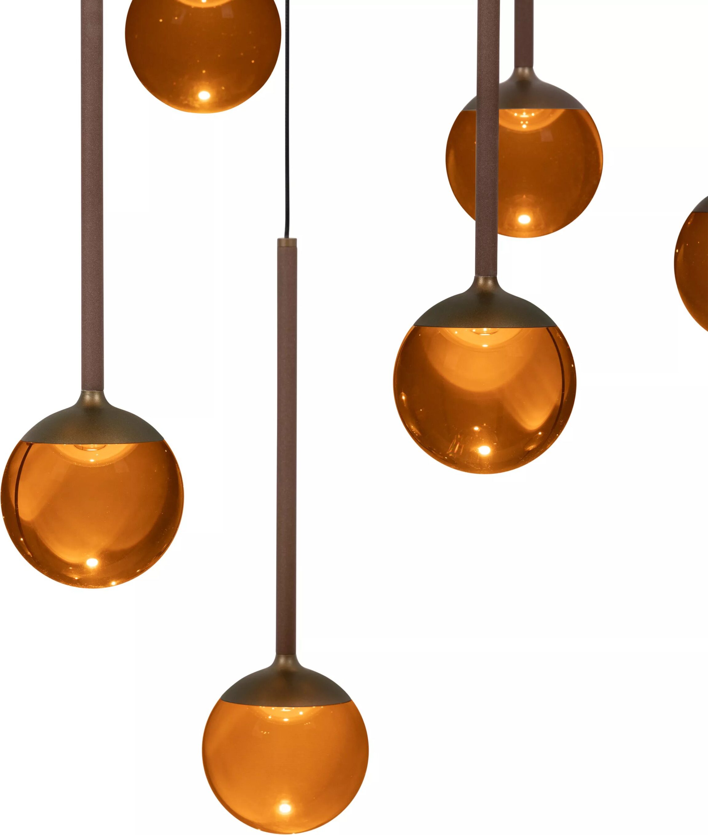 Calina Hanglamp Ø69,9 cm Led Dimb. Cct - Koffie Lucide Hanglamp 24406/84/96