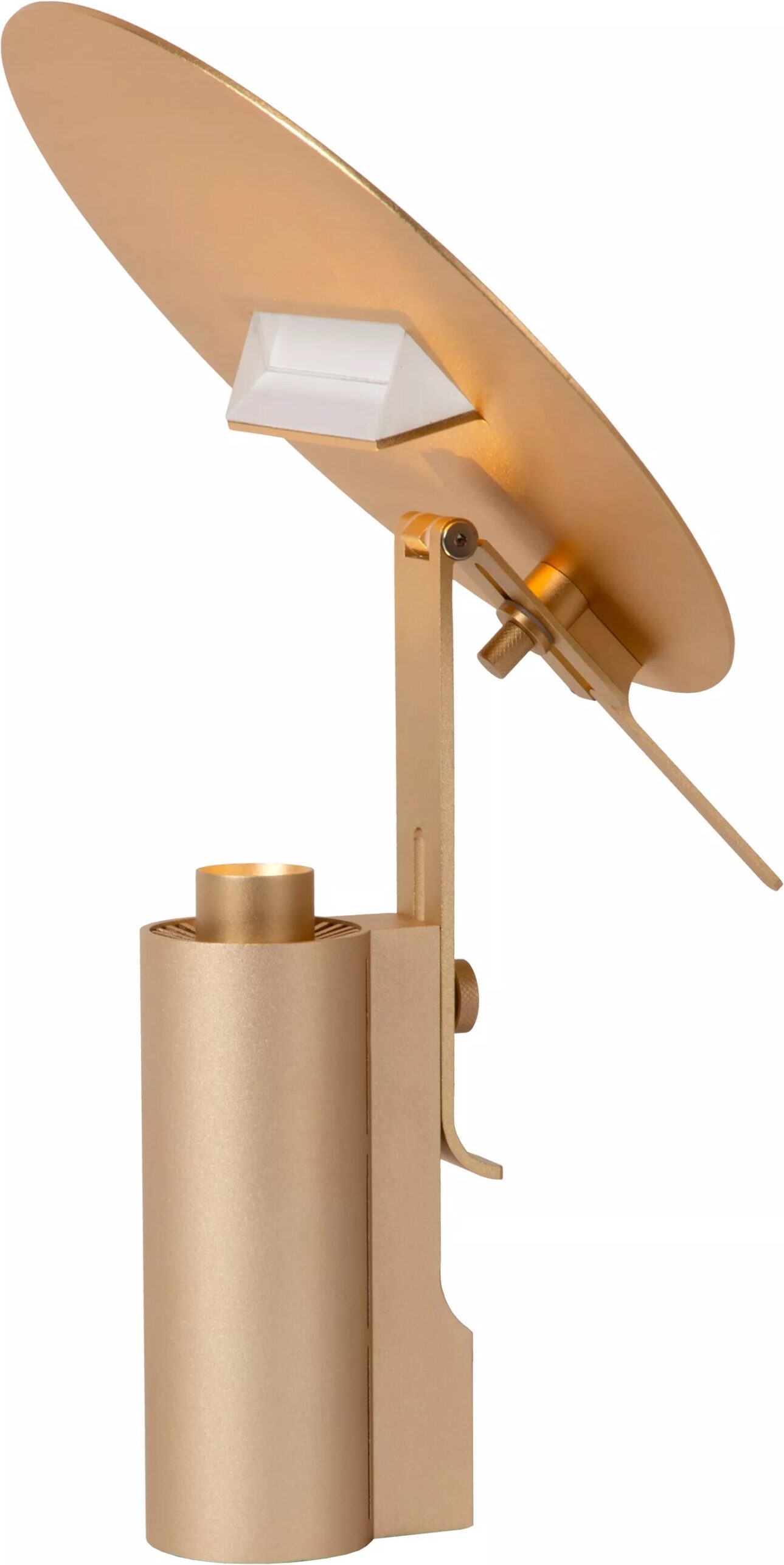 Fits Tafellamp Ø20 cm Led - Mat Goud / Messing Lucide Tafellamp 05554/09/02