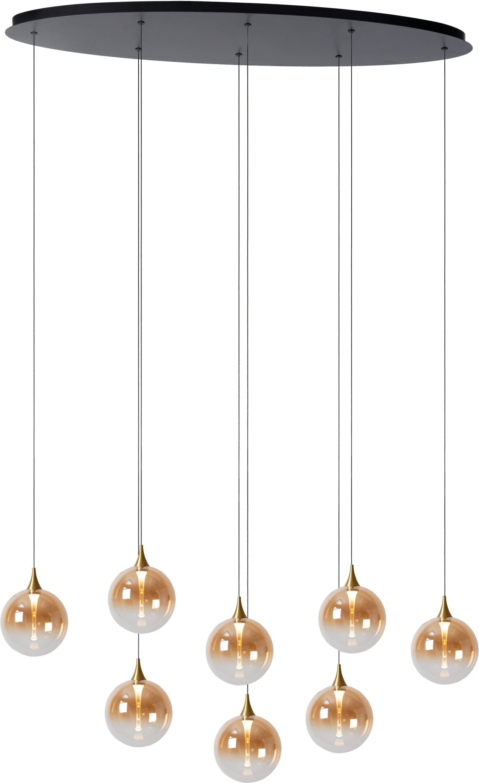 Gisela Hanglamp Led Dimb. - Amber Lucide Hanglamp 13494/29/62