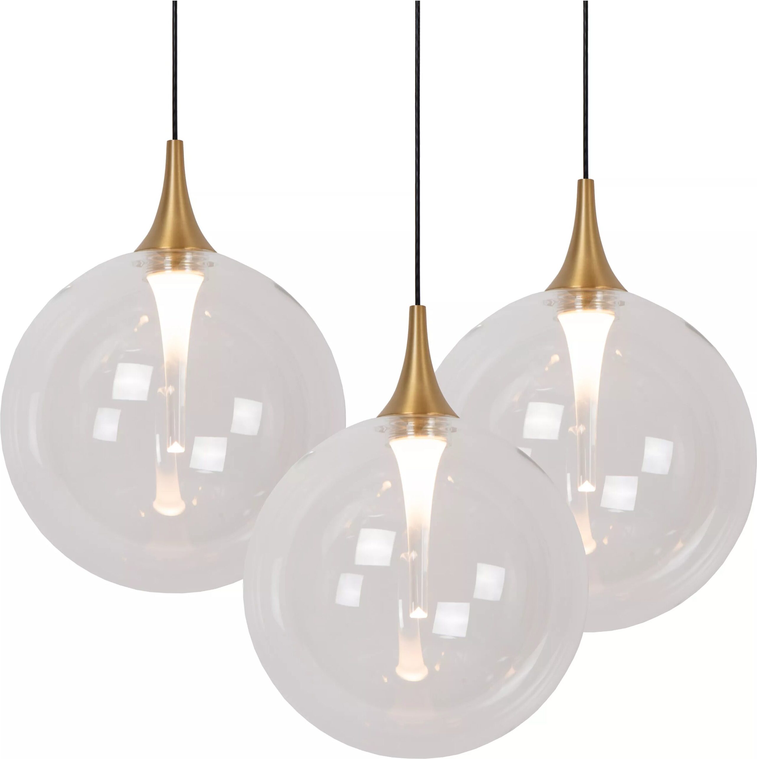Gisela Hanglamp Led Dimb. - Transparant Lucide Hanglamp 13494/29/60
