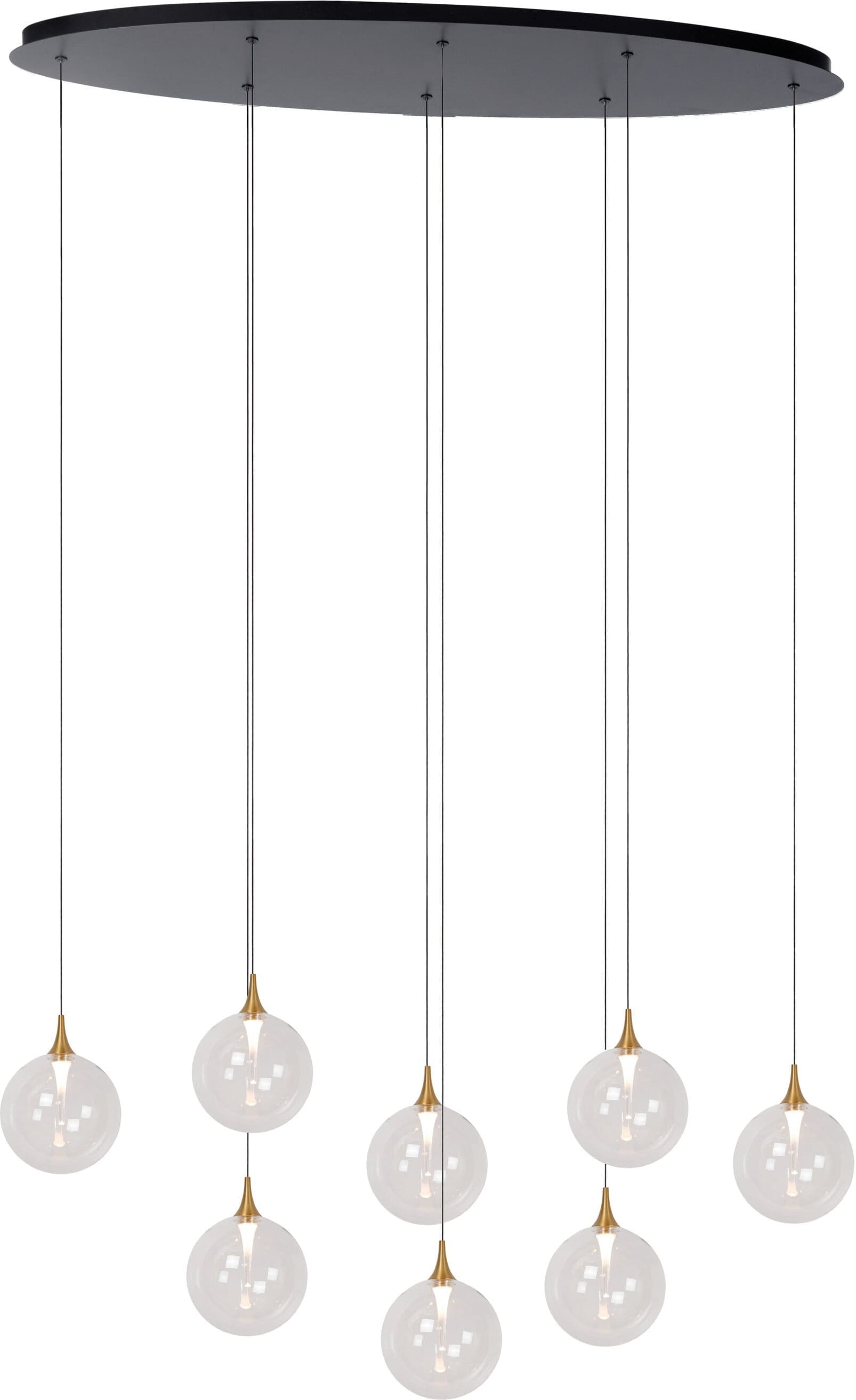 Gisela Hanglamp Led Dimb. - Transparant Lucide Hanglamp 13494/29/60