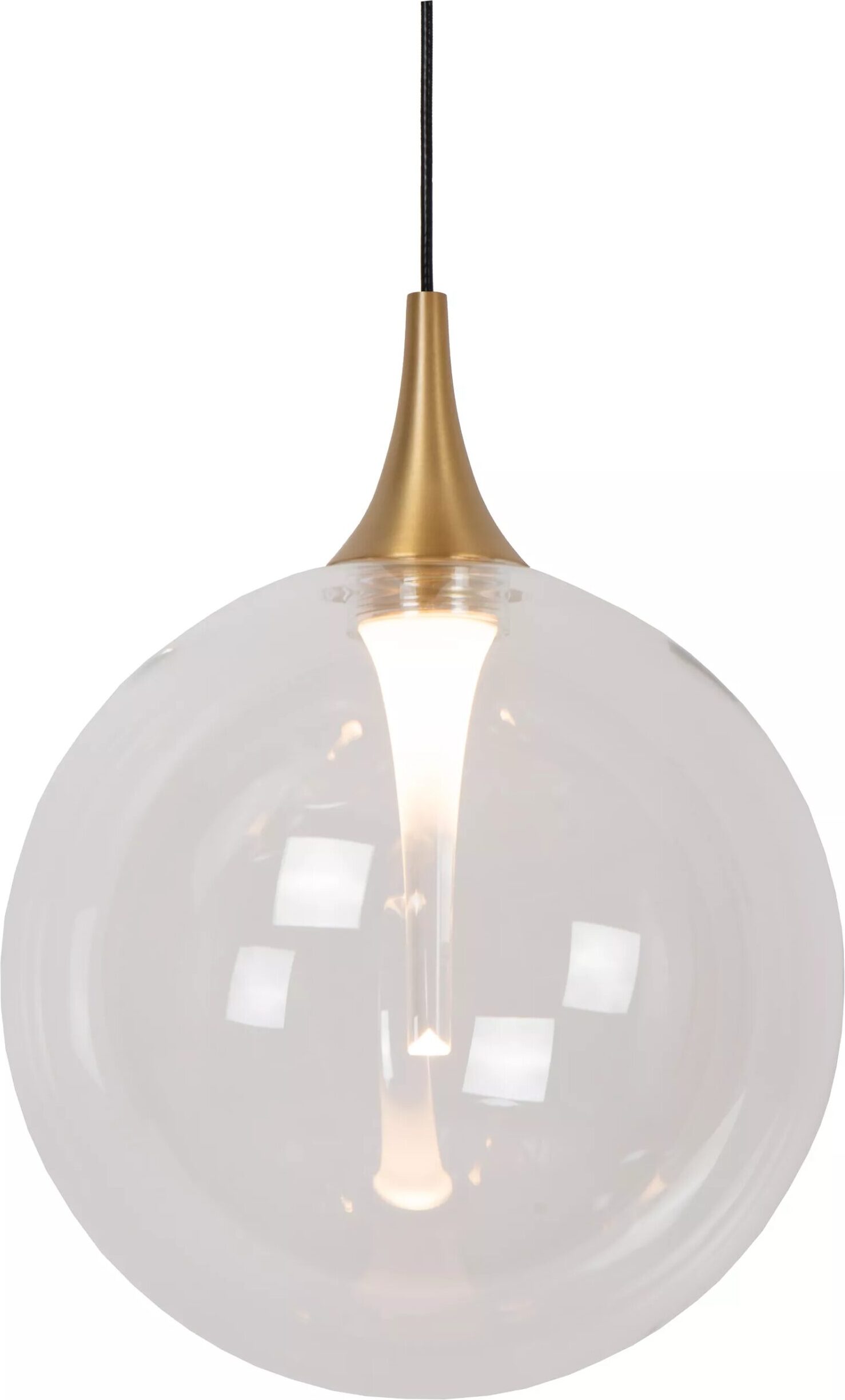 Gisela Hanglamp Ø16 cm Led Dimb. - Transparant Lucide Hanglamp 13494/04/60