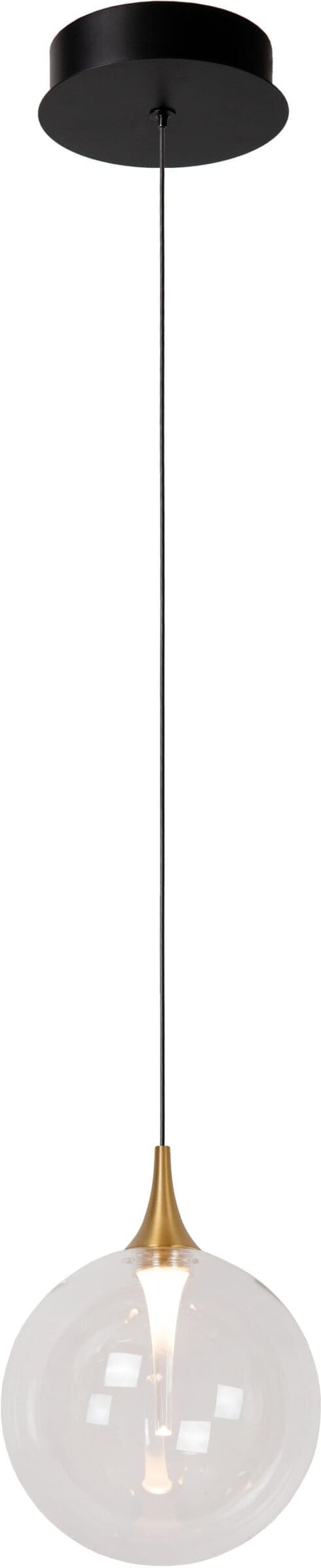 Gisela Hanglamp Ø16 cm Led Dimb. - Transparant Lucide Hanglamp 13494/04/60