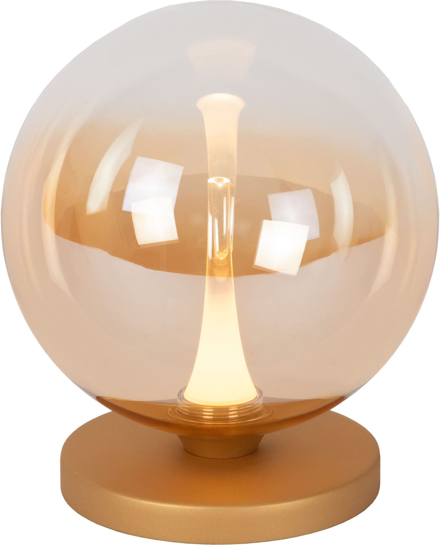 Gisela Tafellamp Ø16 cm Led Dimb. - Amber Lucide Tafellamp 13594/04/62