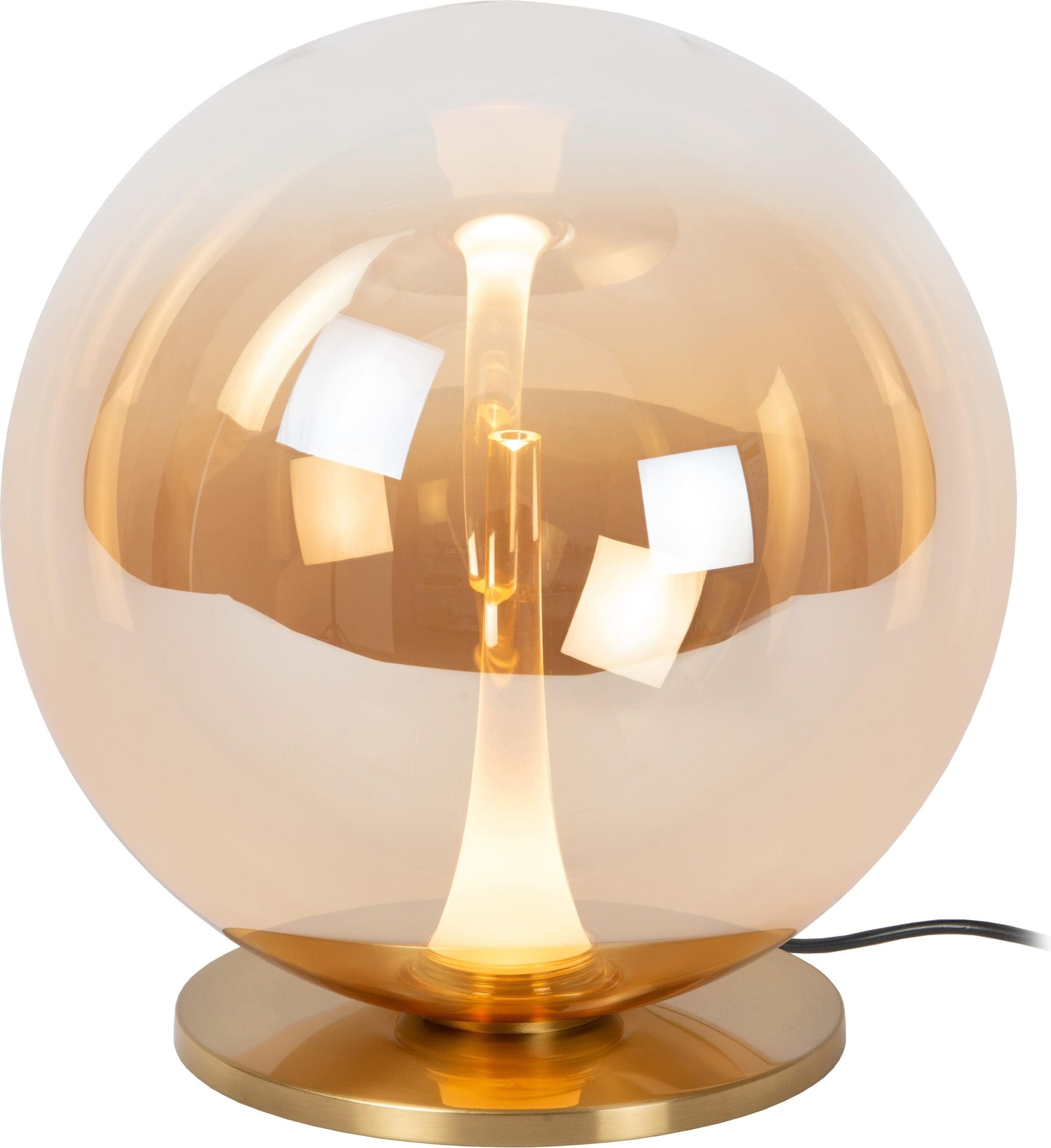Gisela Tafellamp Ø30 cm Led Dimb. - Amber Lucide Tafellamp 13594/10/62