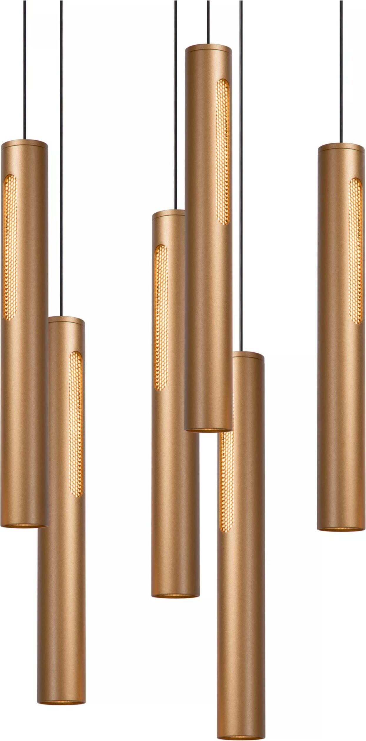 Griffith Hanglamp Ø38 cm Led Dimb. Cct - Brons Lucide Hanglamp 24403/42/04