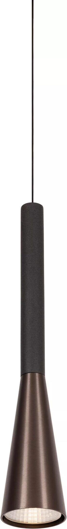 Joakim Hanglamp Ø7,7 cm Led Dimb. Cct - Koffie Lucide Hanglamp 24407/07/96