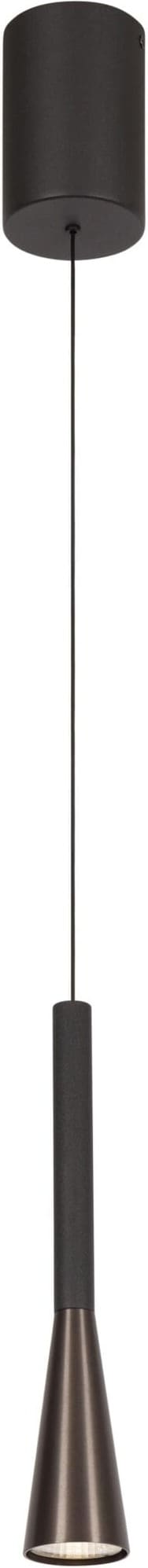 Joakim Hanglamp Ø7,7 cm Led Dimb. Cct - Koffie Lucide Hanglamp 24407/07/96