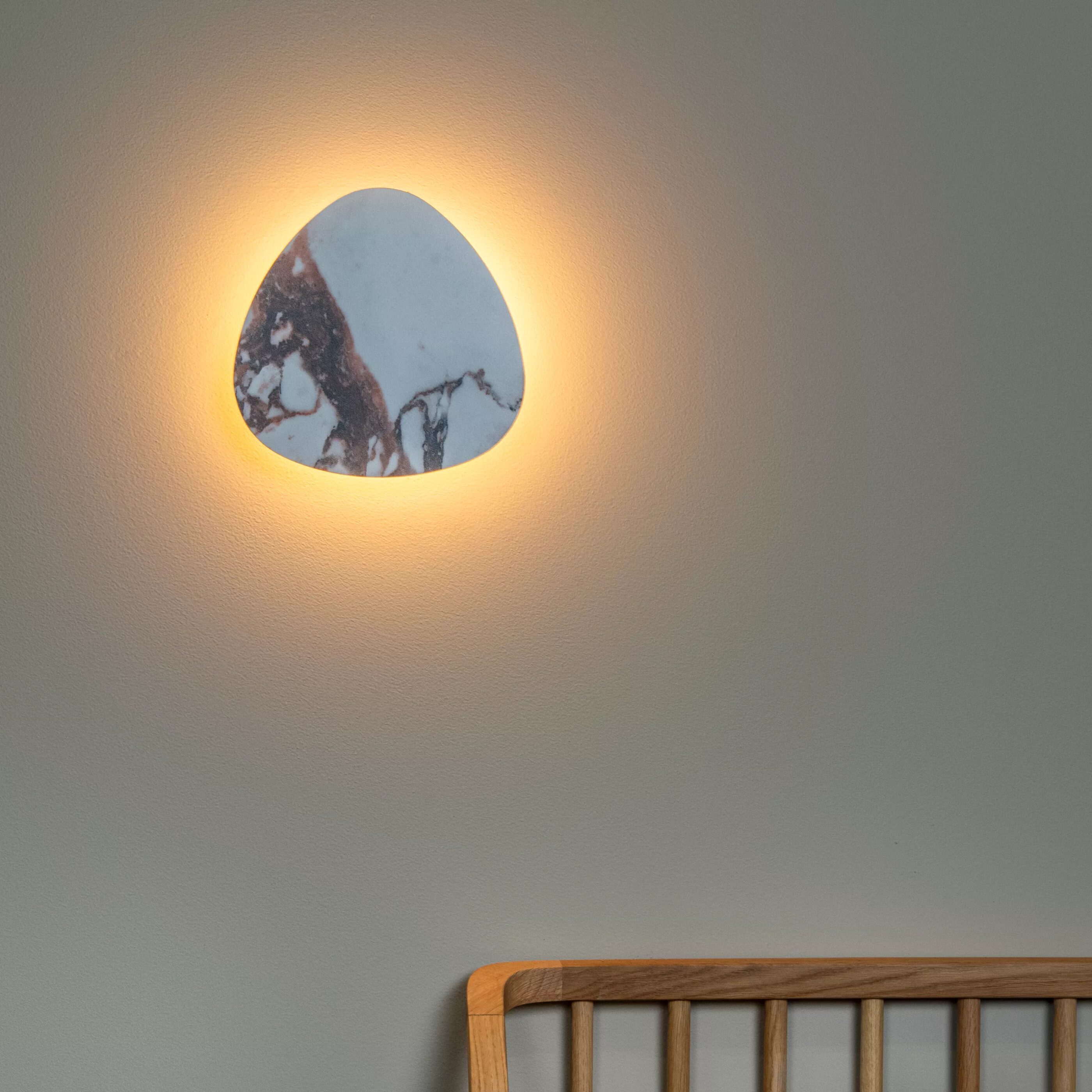 Kamien Wandlamp Led - Wit Lucide Wandlamp 42203/06/31