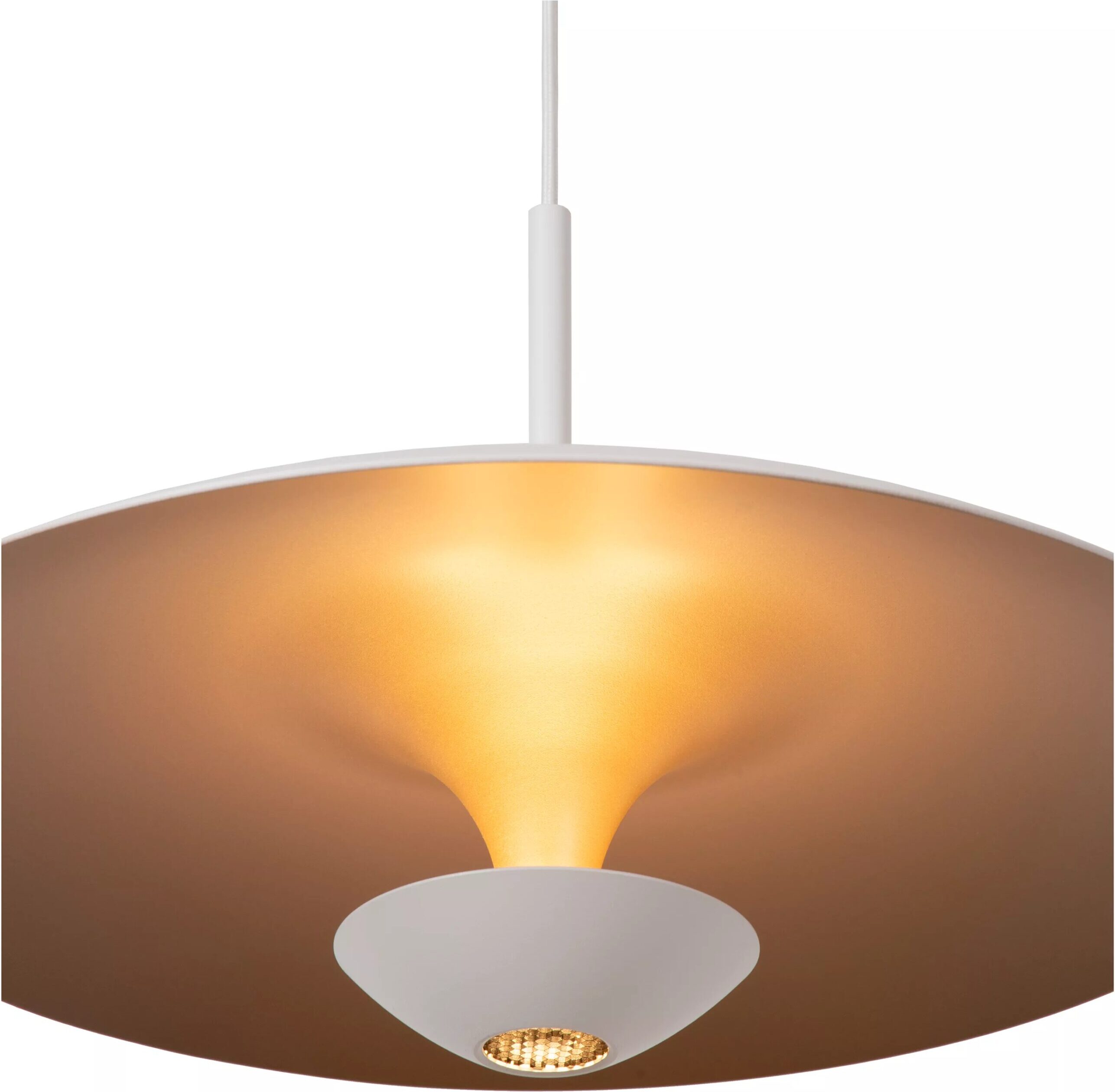 Kenneth Hanglamp Ø40 cm Led Dimb. - Wit Lucide Hanglamp 41412/40/31