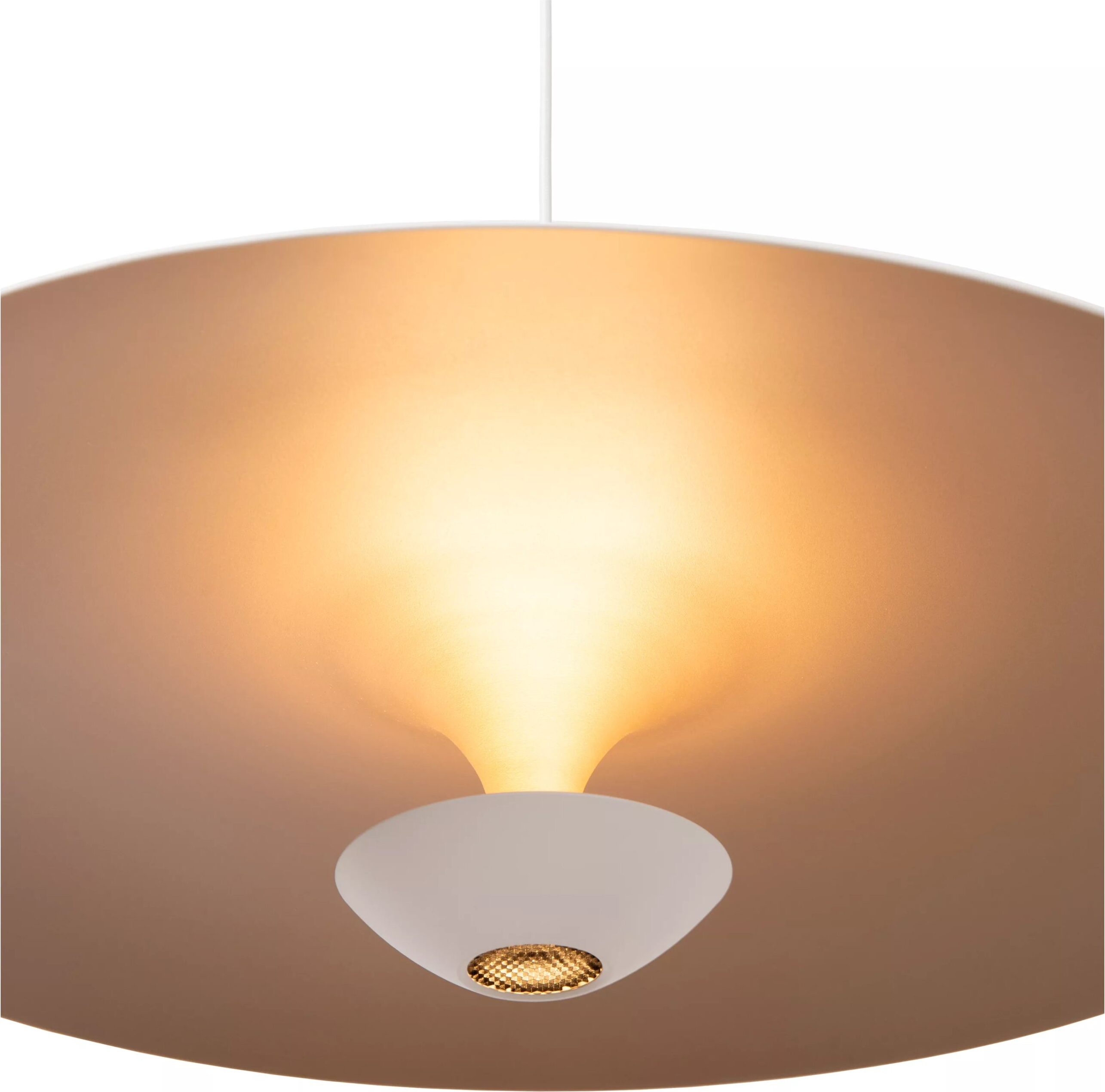 Kenneth Hanglamp Ø60 cm Led Dimb. - Wit Lucide Hanglamp 41412/60/31