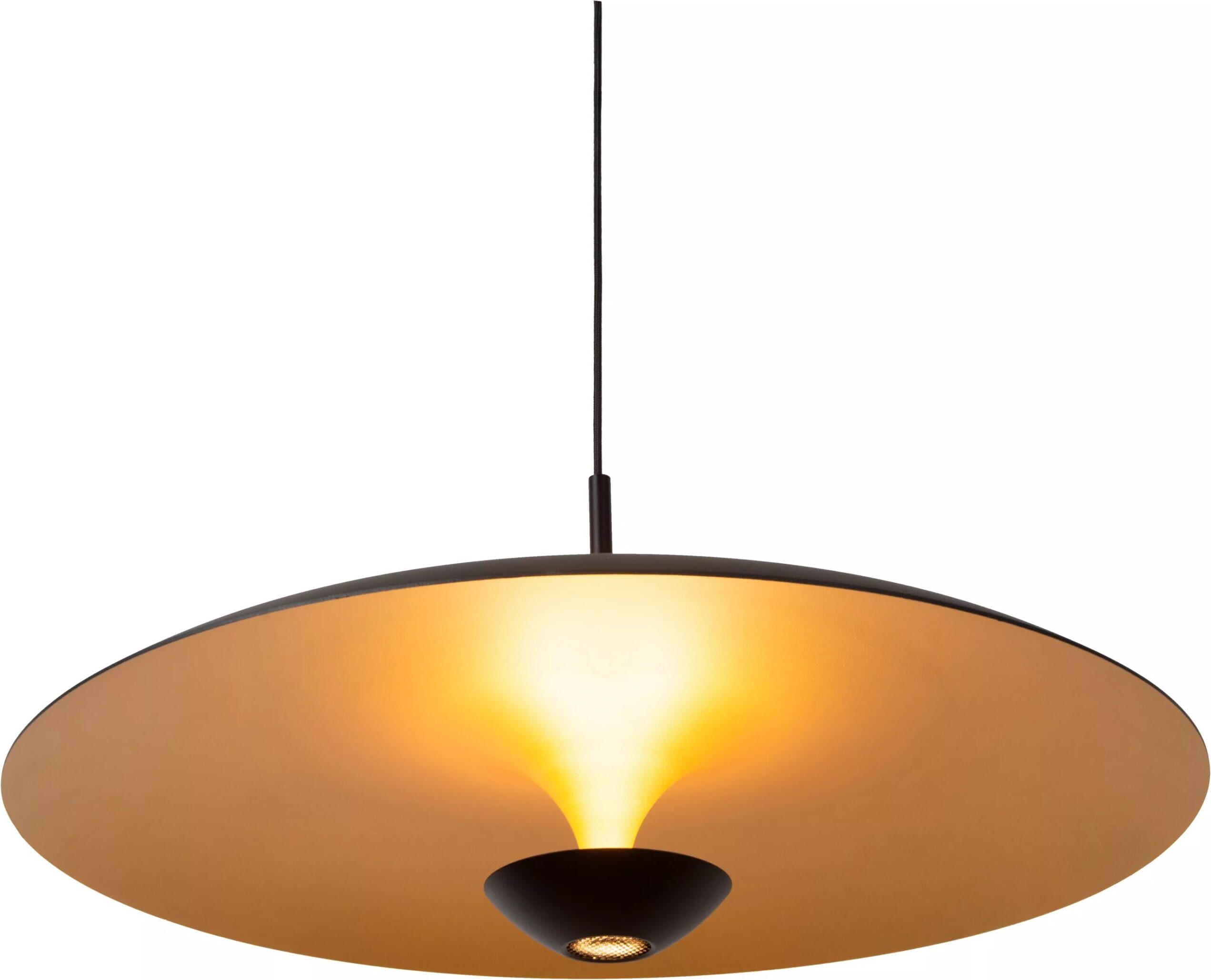 Kenneth Hanglamp Ø60 cm Led Dimb. - Zwart Lucide Hanglamp 41412/60/30