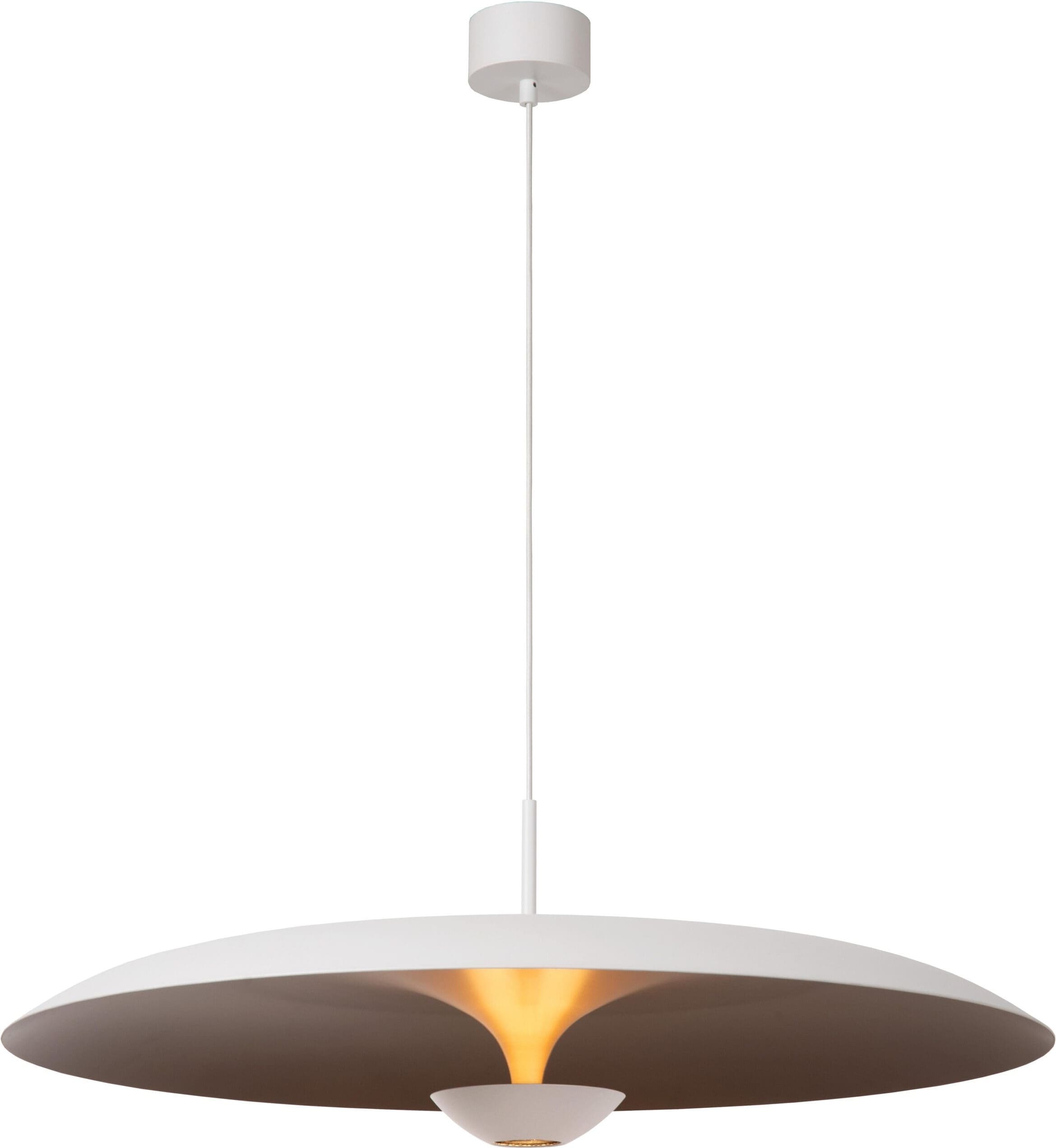 Kenneth Hanglamp Ø80 cm Led Dimb. - Wit Lucide Hanglamp 41412/80/31