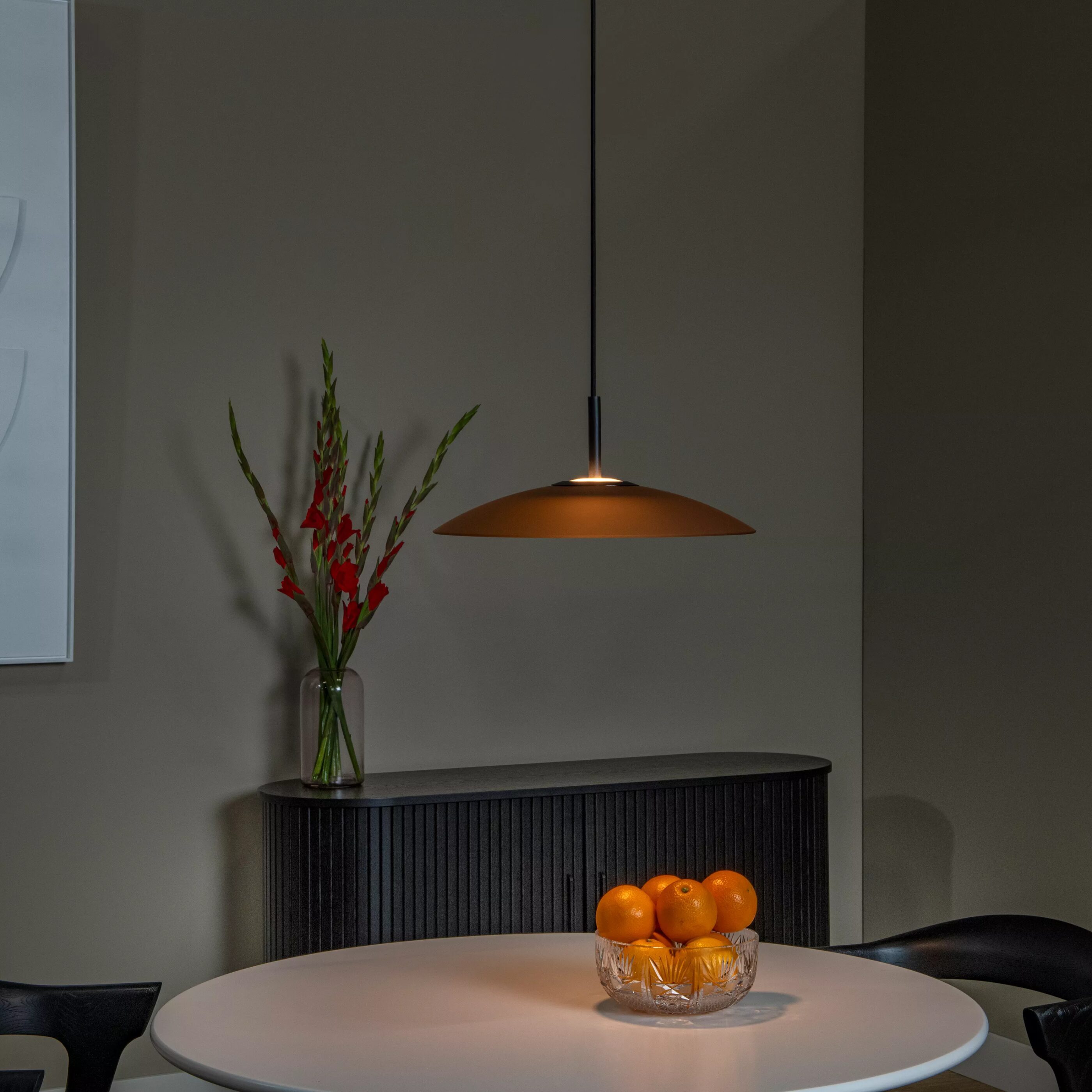 Menga Hanglamp Ø40 cm Led Dimb. - Amber Lucide Hanglamp 25417/10/62