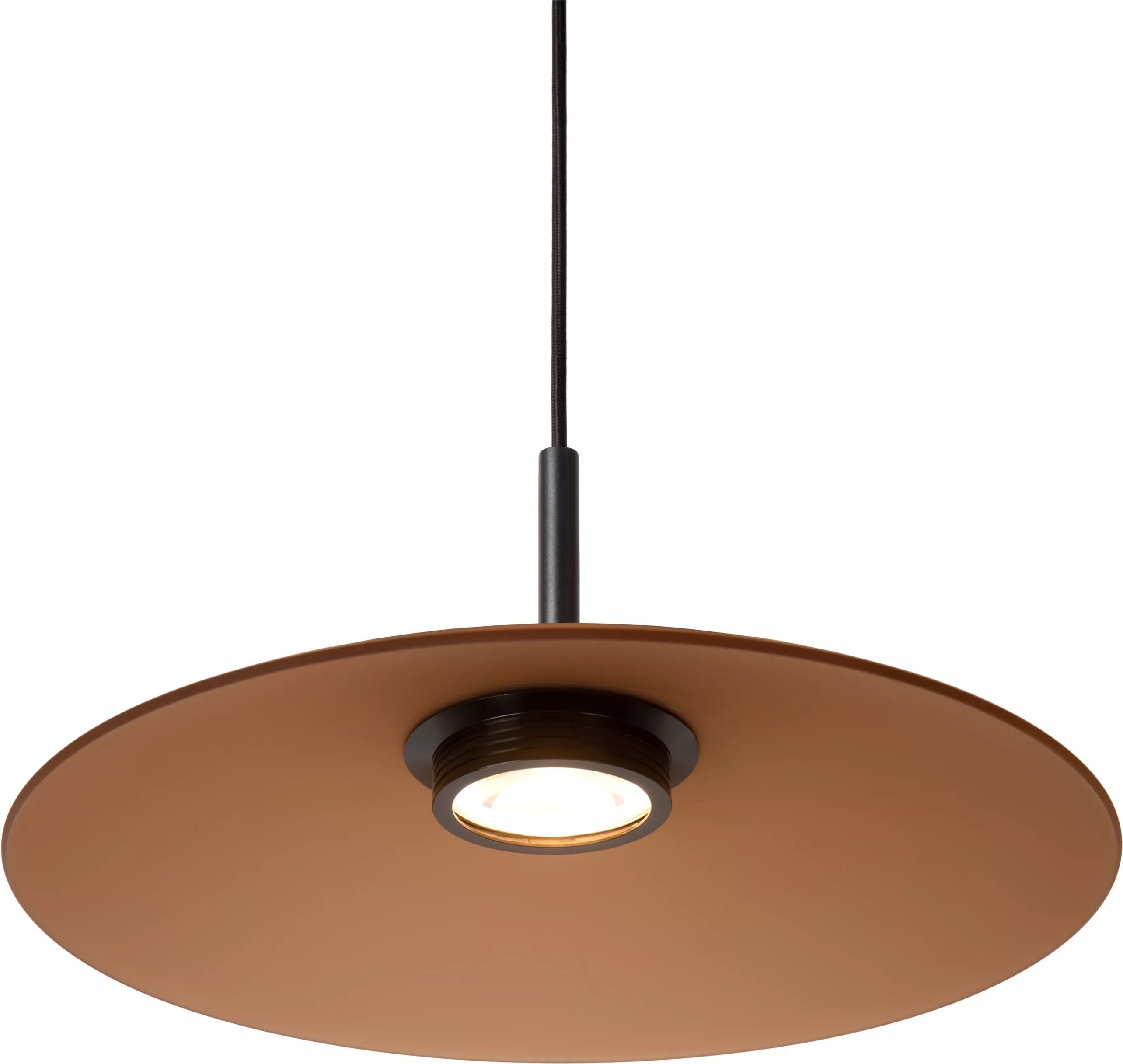 Menga Hanglamp Ø40 cm Led Dimb. - Amber Lucide Hanglamp 25417/10/62