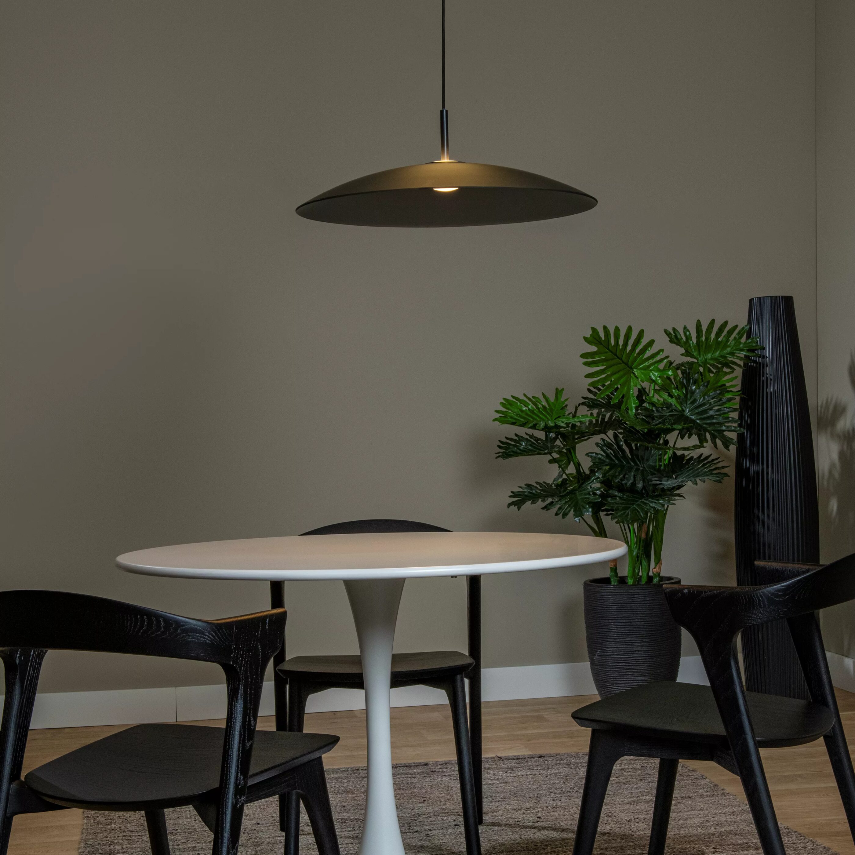 Menga Hanglamp Ø60 cm Led Dimb. - Fumé Lucide Hanglamp 25417/12/65
