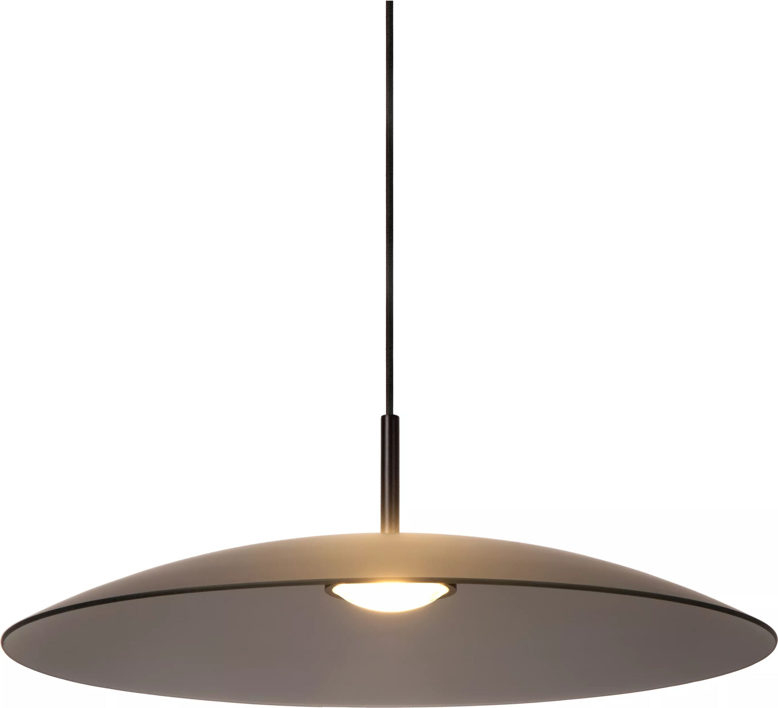 Menga Hanglamp Ø60 cm Led Dimb. - Fumé Lucide Hanglamp 25417/12/65