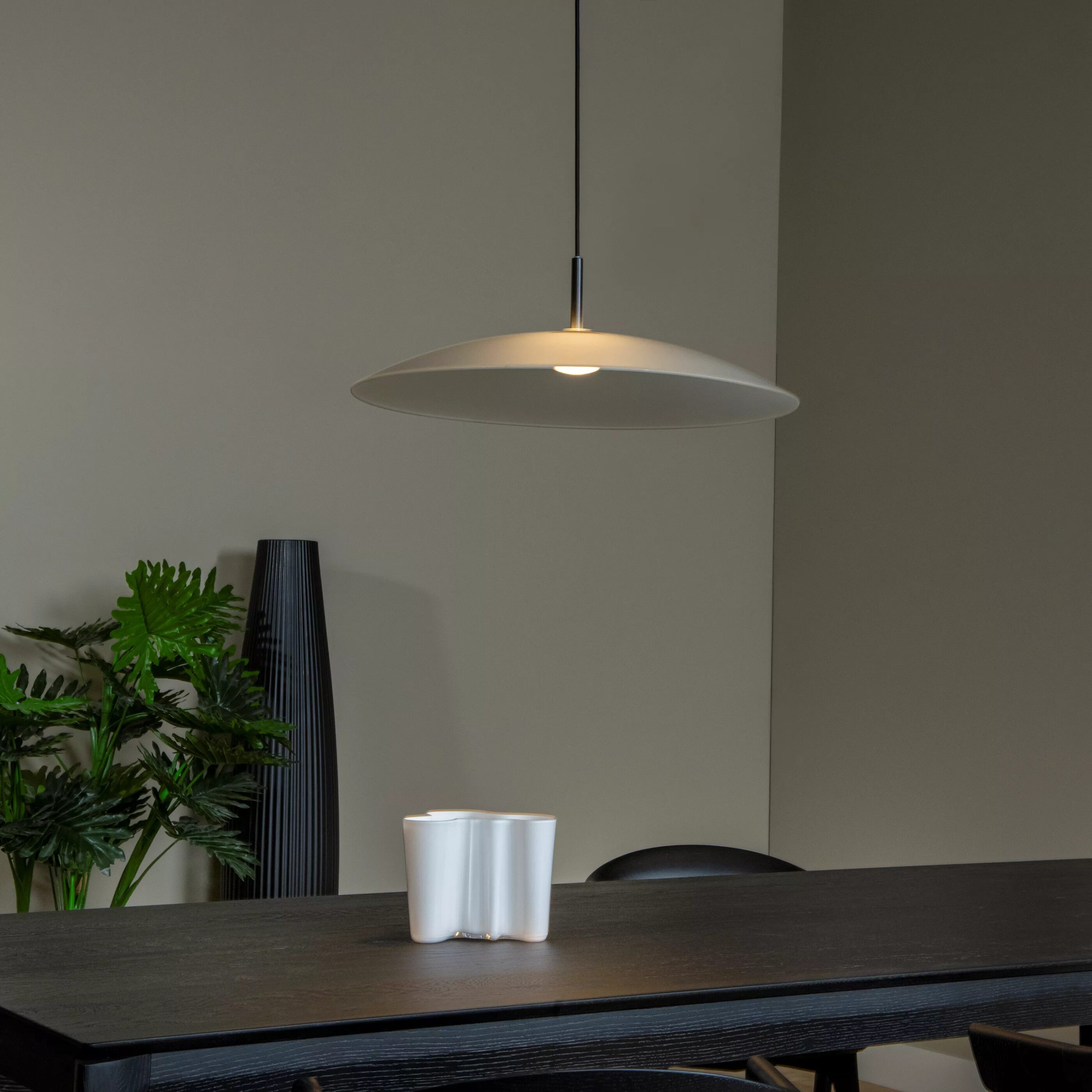 Menga Hanglamp Ø60 cm Led Dimb. - Opaal Lucide Hanglamp 25417/12/61