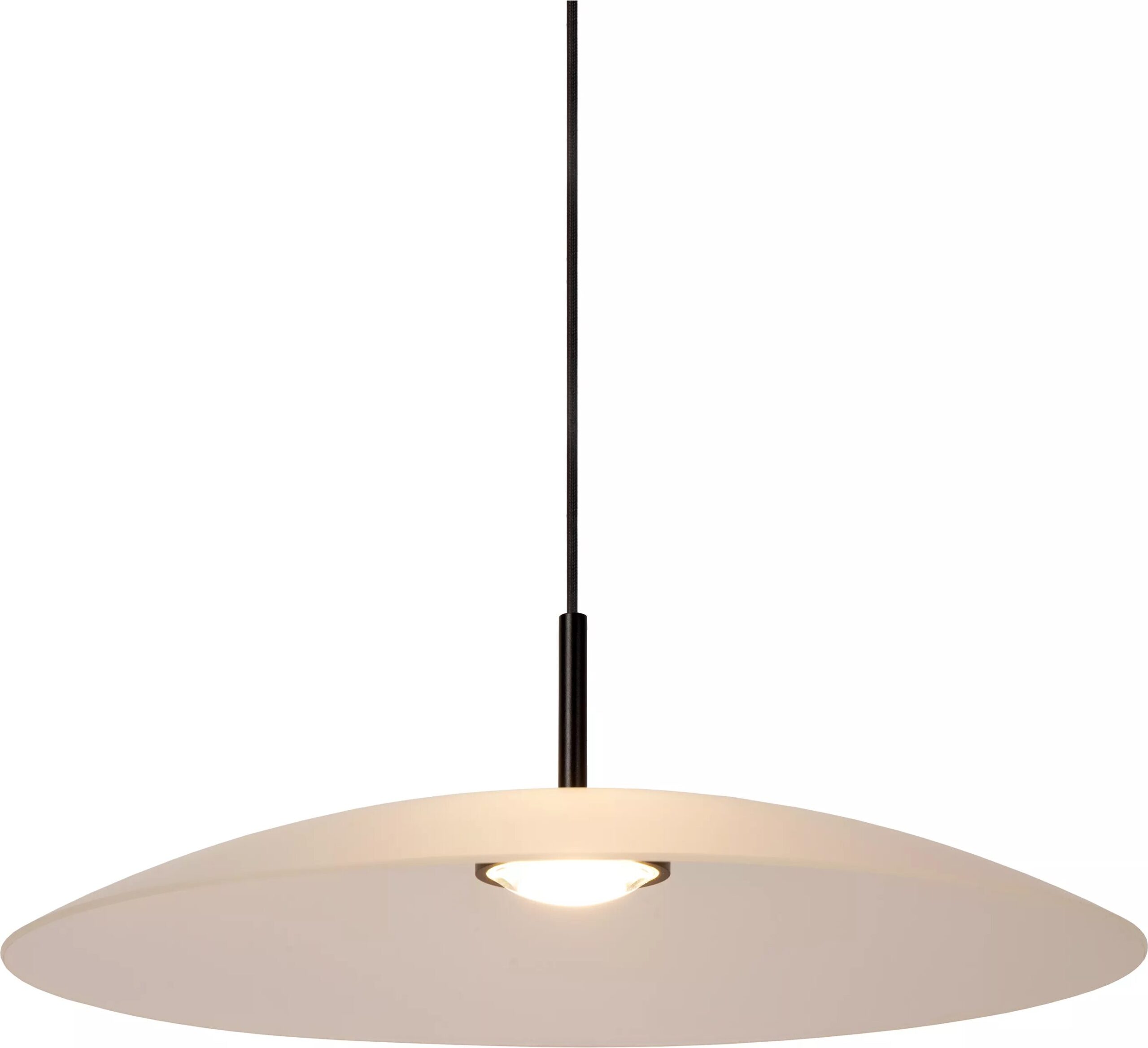 Menga Hanglamp Ø60 cm Led Dimb. - Opaal Lucide Hanglamp 25417/12/61
