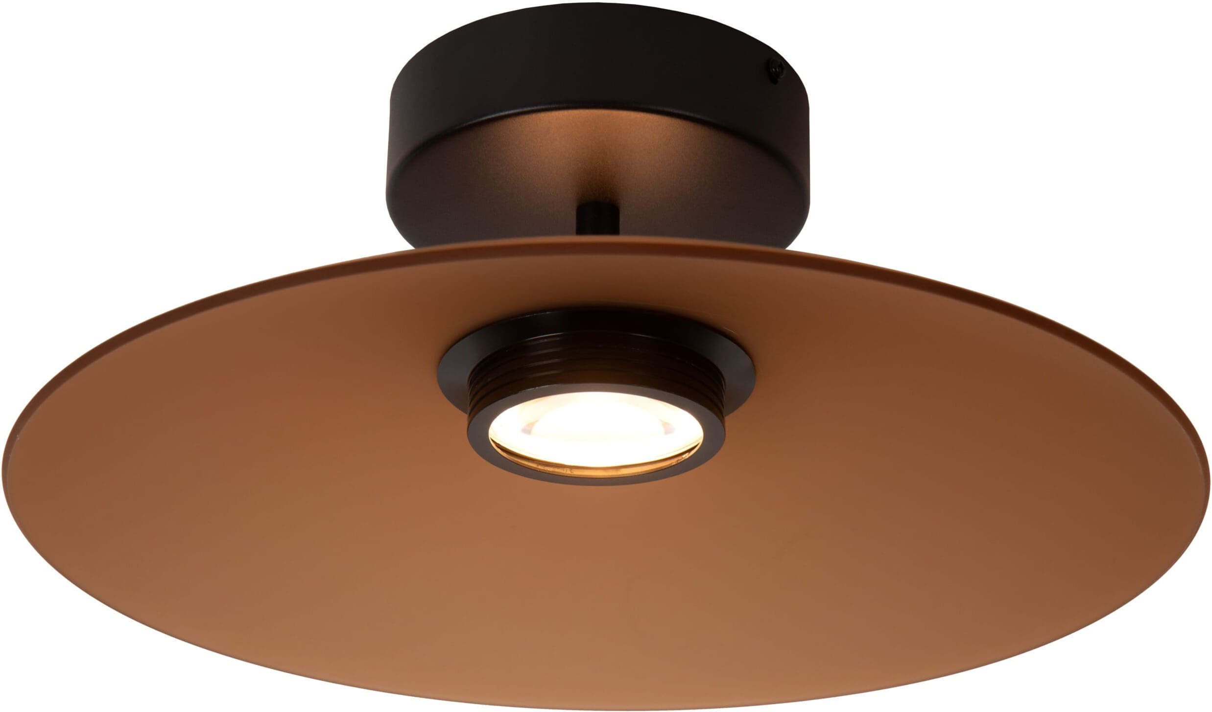 Menga Plafonnière Ø40 cm Led Dimb. - Amber Lucide Plafondlamp 25117/10/62