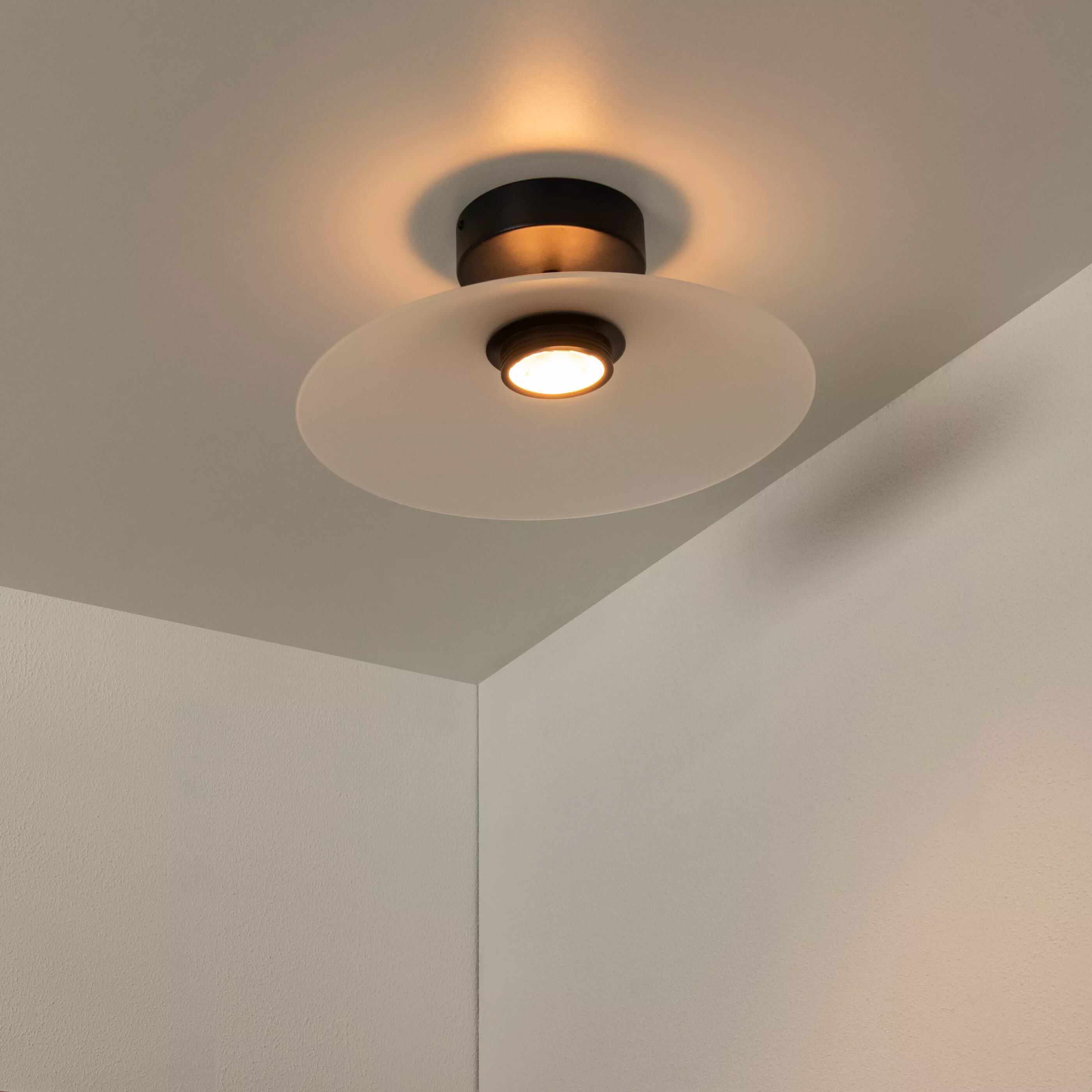 Menga Plafonnière Ø40 cm Led Dimb. - Opaal Lucide Plafondlamp 25117/10/61