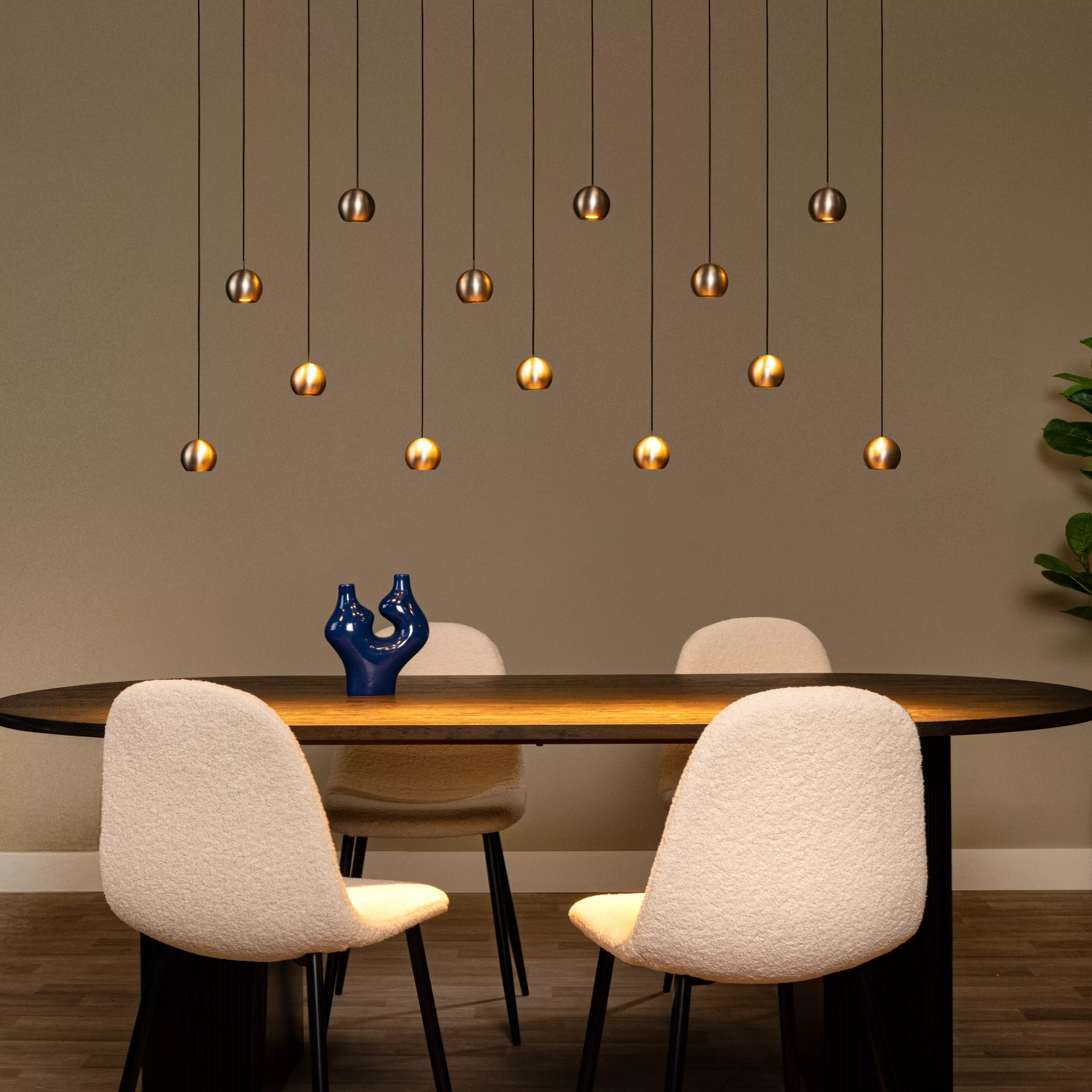 Montana Hanglamp Led Dimb. Cct - Grijs Ijzer Lucide Hanglamp 68400/75/15