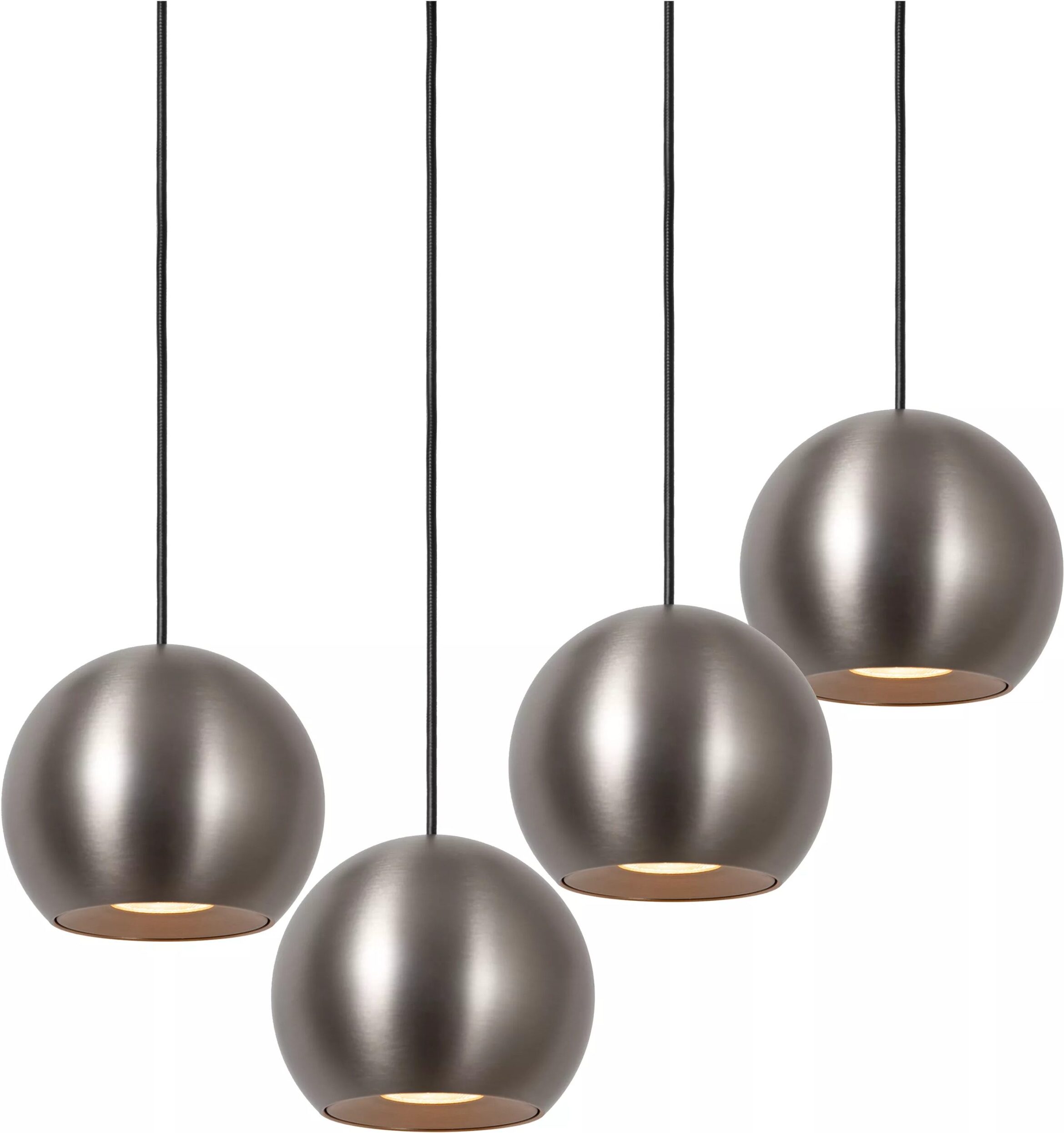 Montana Hanglamp Led Dimb. Cct - Grijs Ijzer Lucide Hanglamp 68400/75/15