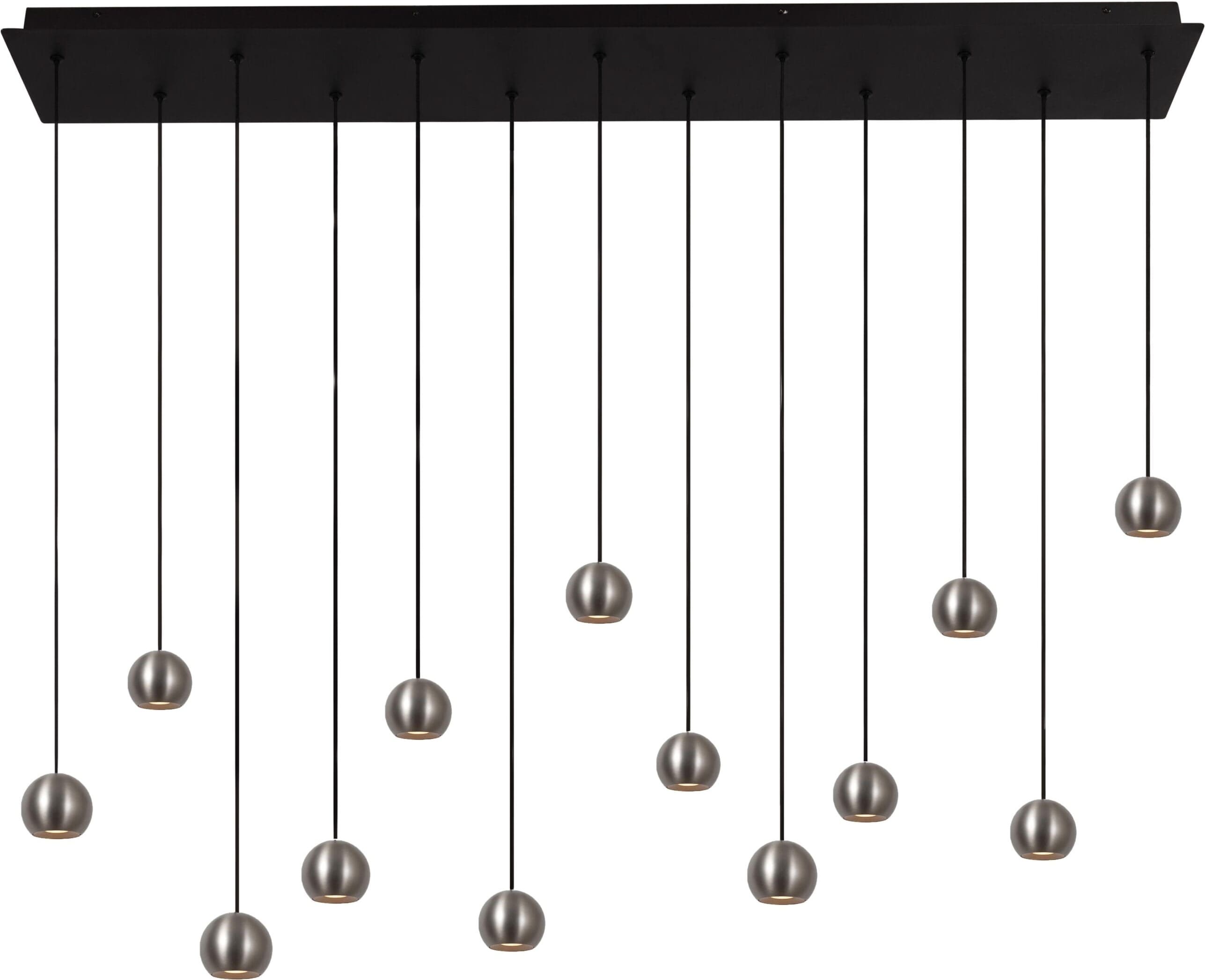 Montana Hanglamp Led Dimb. Cct - Grijs Ijzer Lucide Hanglamp 68400/75/15
