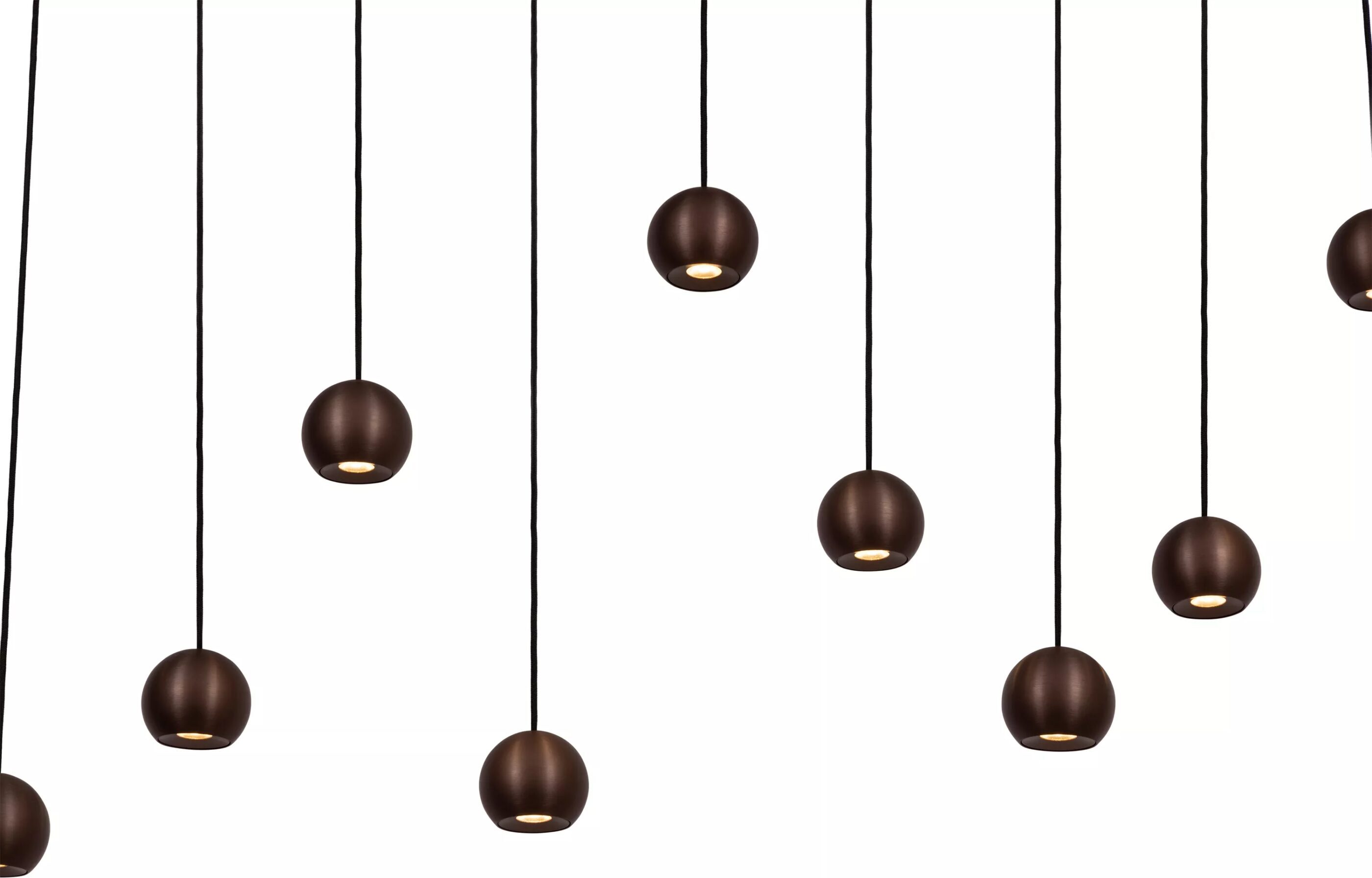 Montana Hanglamp Led Dimb. Cct - Koffie Lucide Hanglamp 68400/75/96