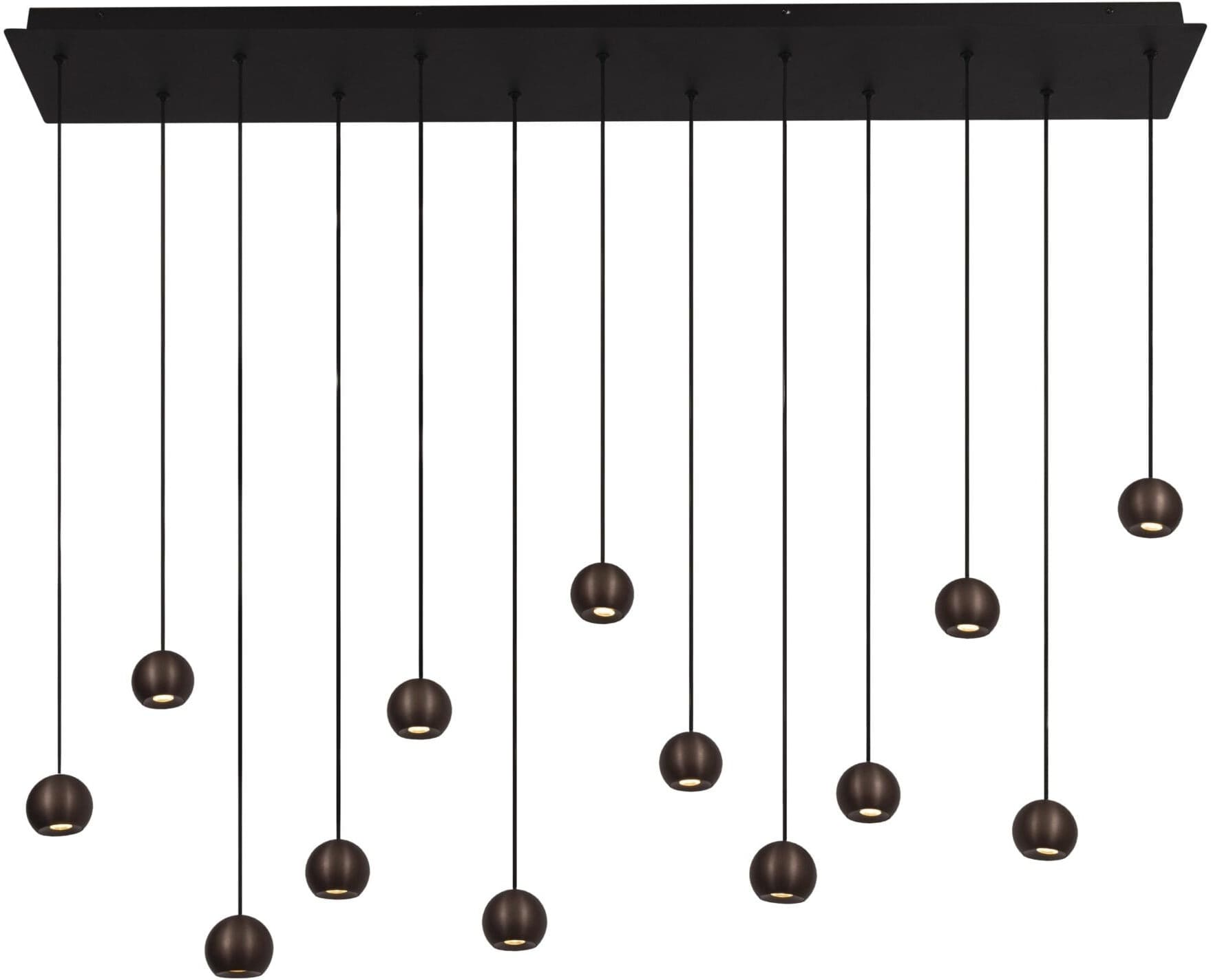 Montana Hanglamp Led Dimb. Cct - Koffie Lucide Hanglamp 68400/75/96