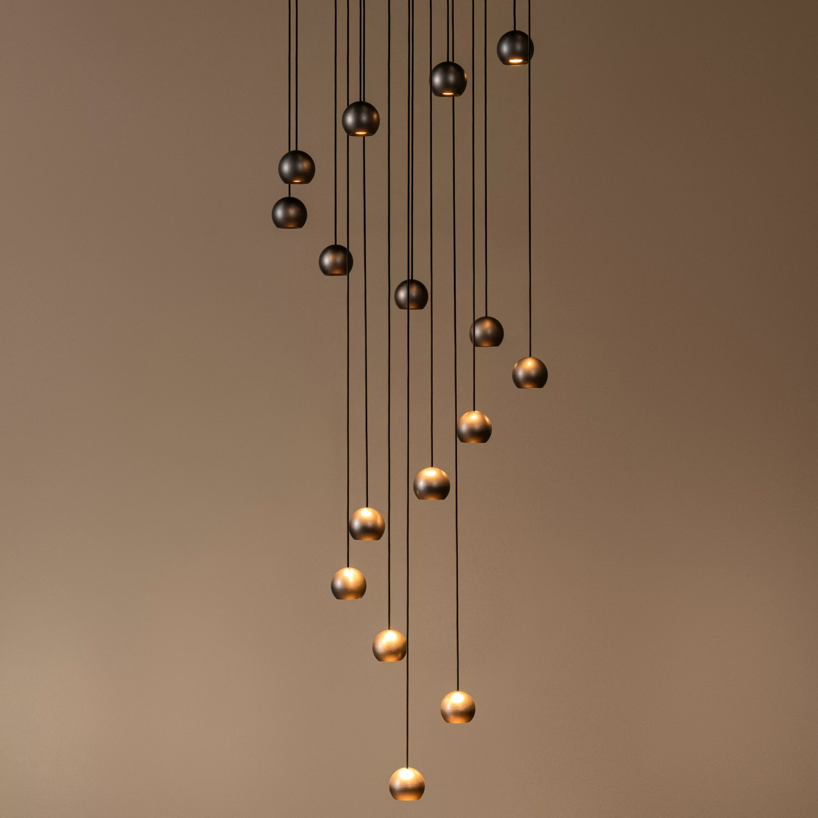 Montana Hanglamp Led Dimb. Cct - Koffie Lucide Hanglamp 68400/92/96