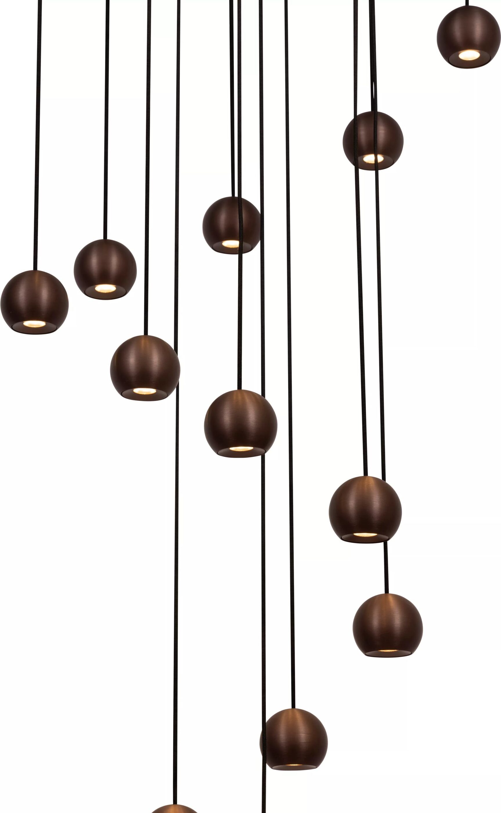 Montana Hanglamp Led Dimb. Cct - Koffie Lucide Hanglamp 68400/92/96