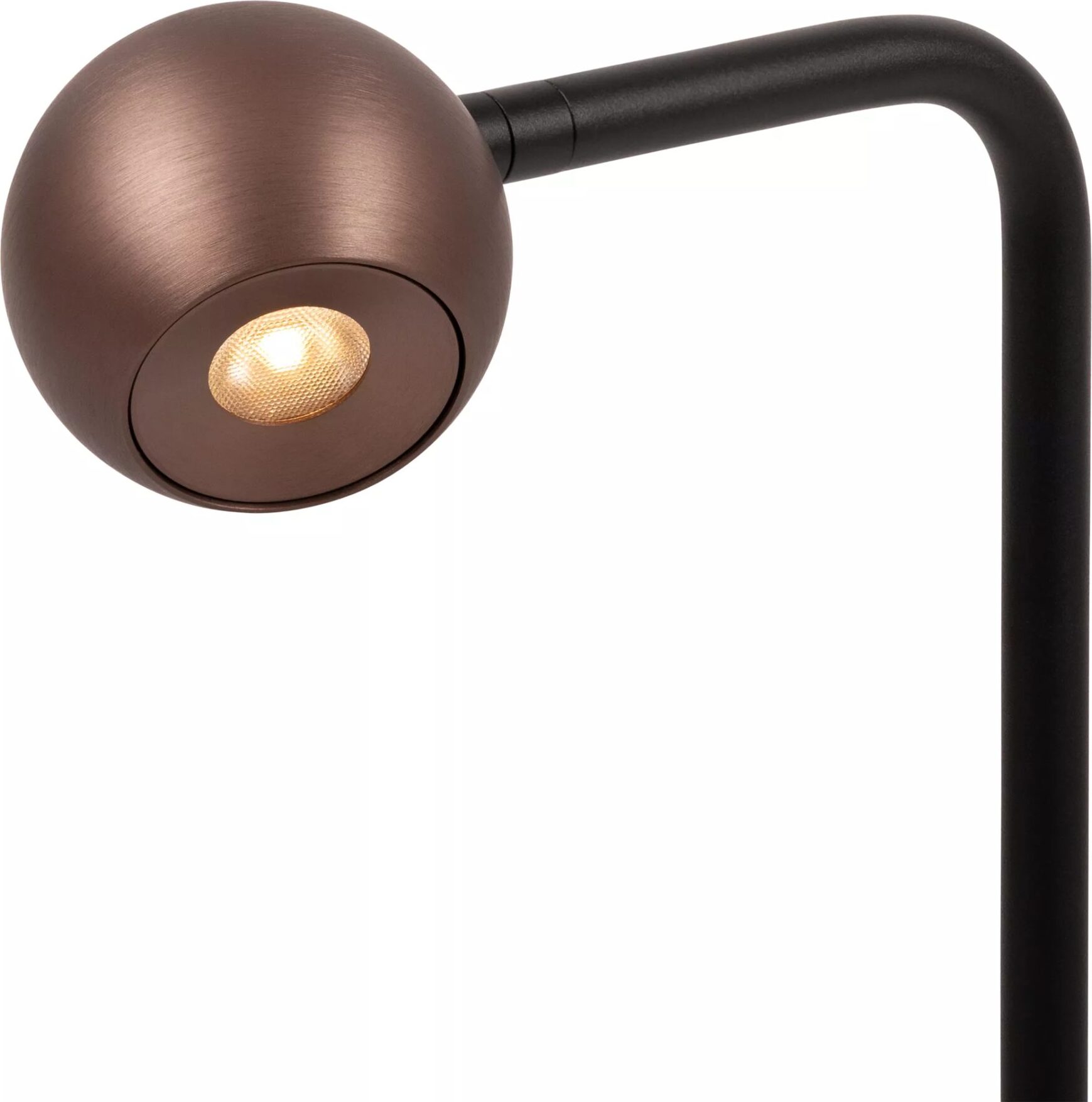 Montana Tafellamp Led Dimb. - Koffie Lucide Tafellamp 68500/05/96
