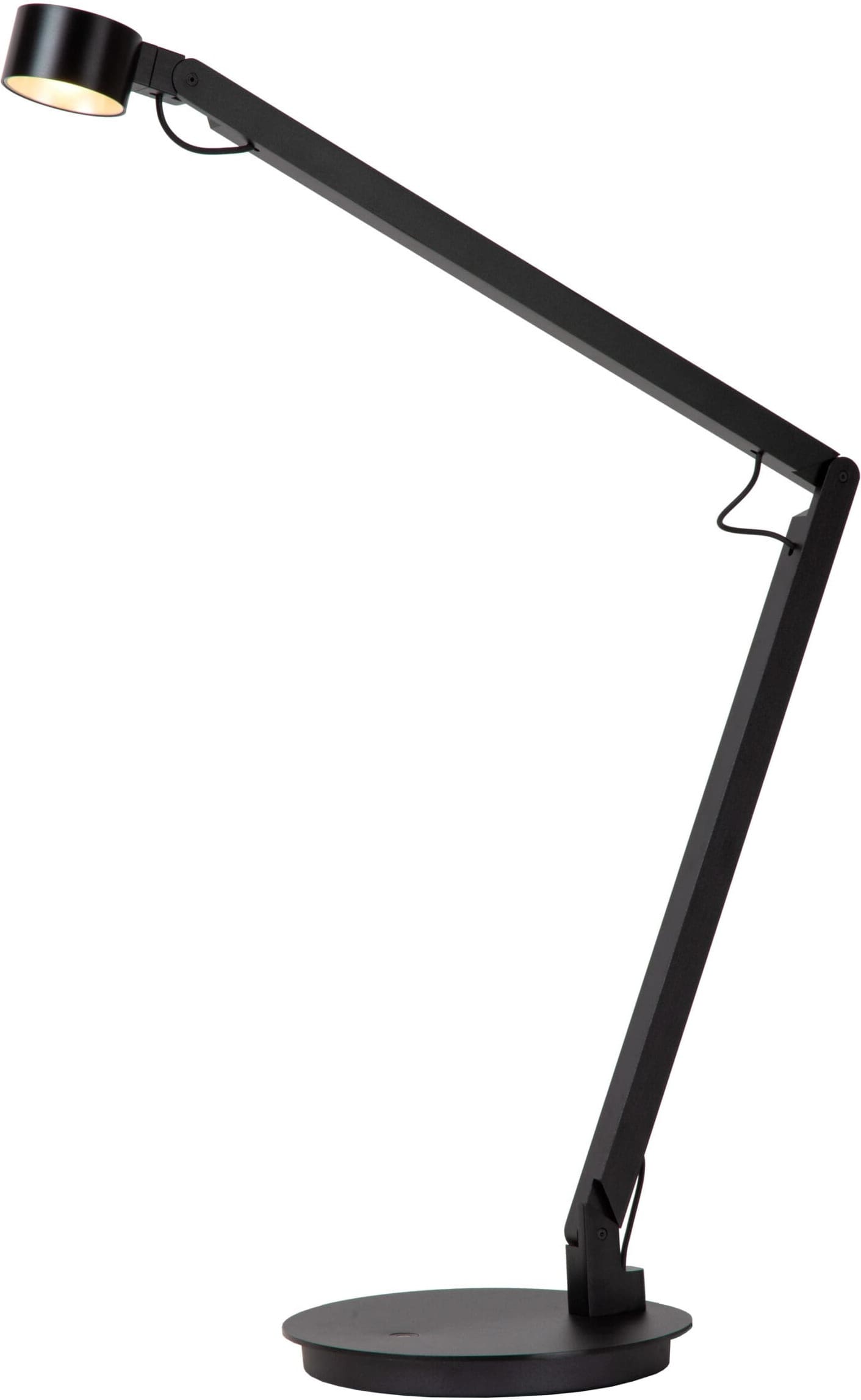 Ogden Bureaulamp Led 3 Stepdim - Zwart Lucide Bureaulamp 56505/06/30