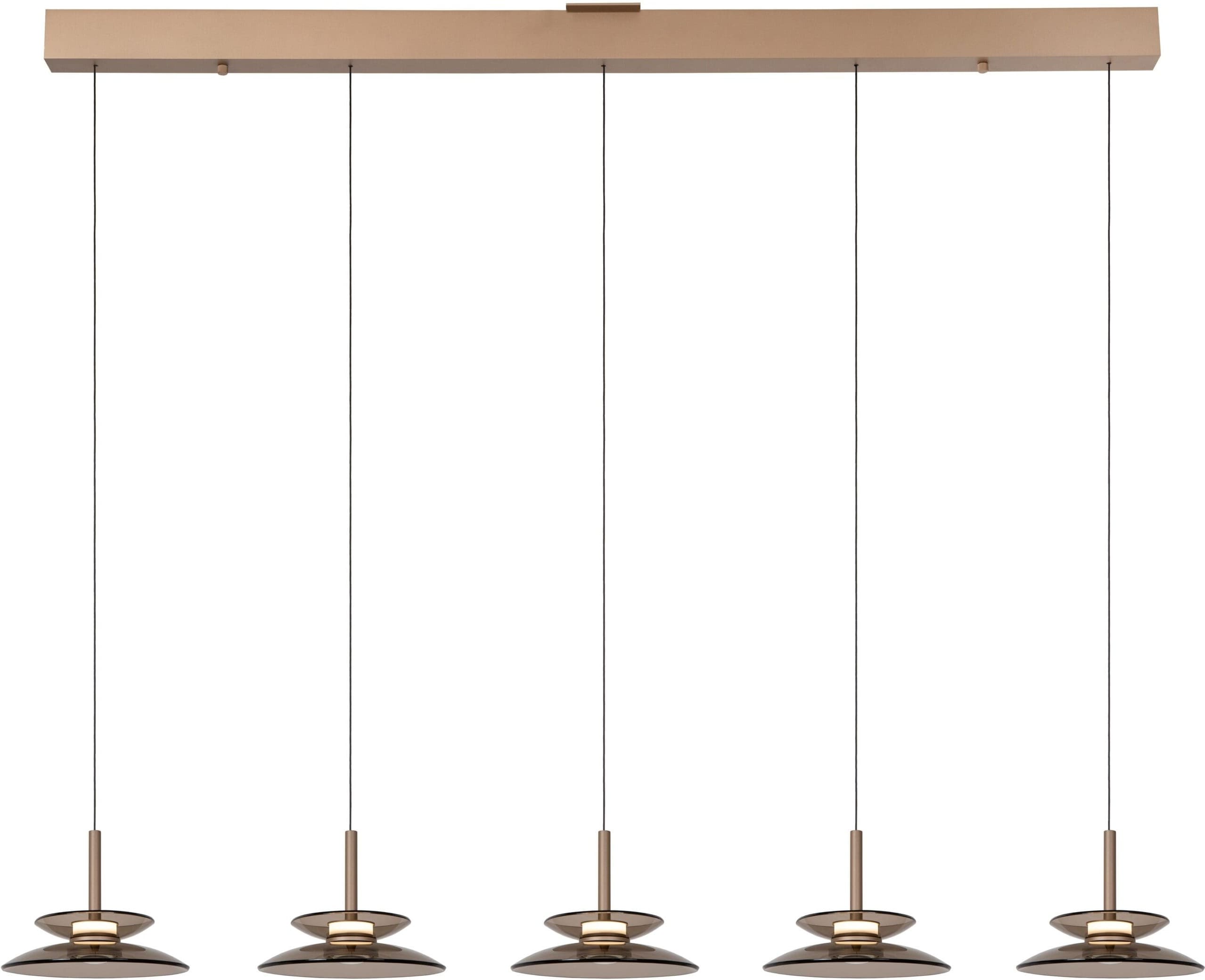 Santiago Hanglamp Led Dimb. Cct - Amber Lucide Hanglamp 23401/60/62