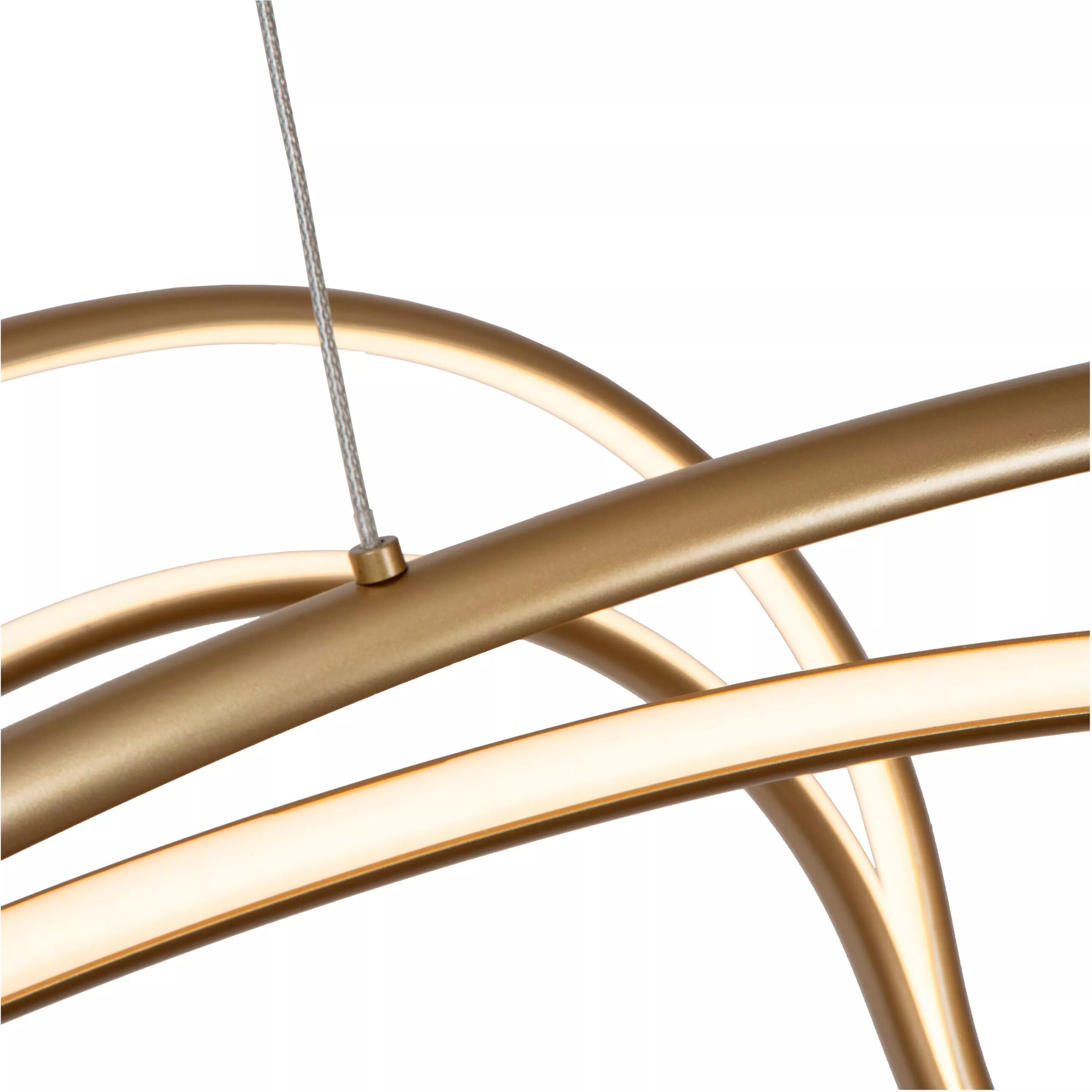 Sardana Hanglamp Led Dimb. - Mat Goud / Messing Lucide Hanglamp 52400/59/02