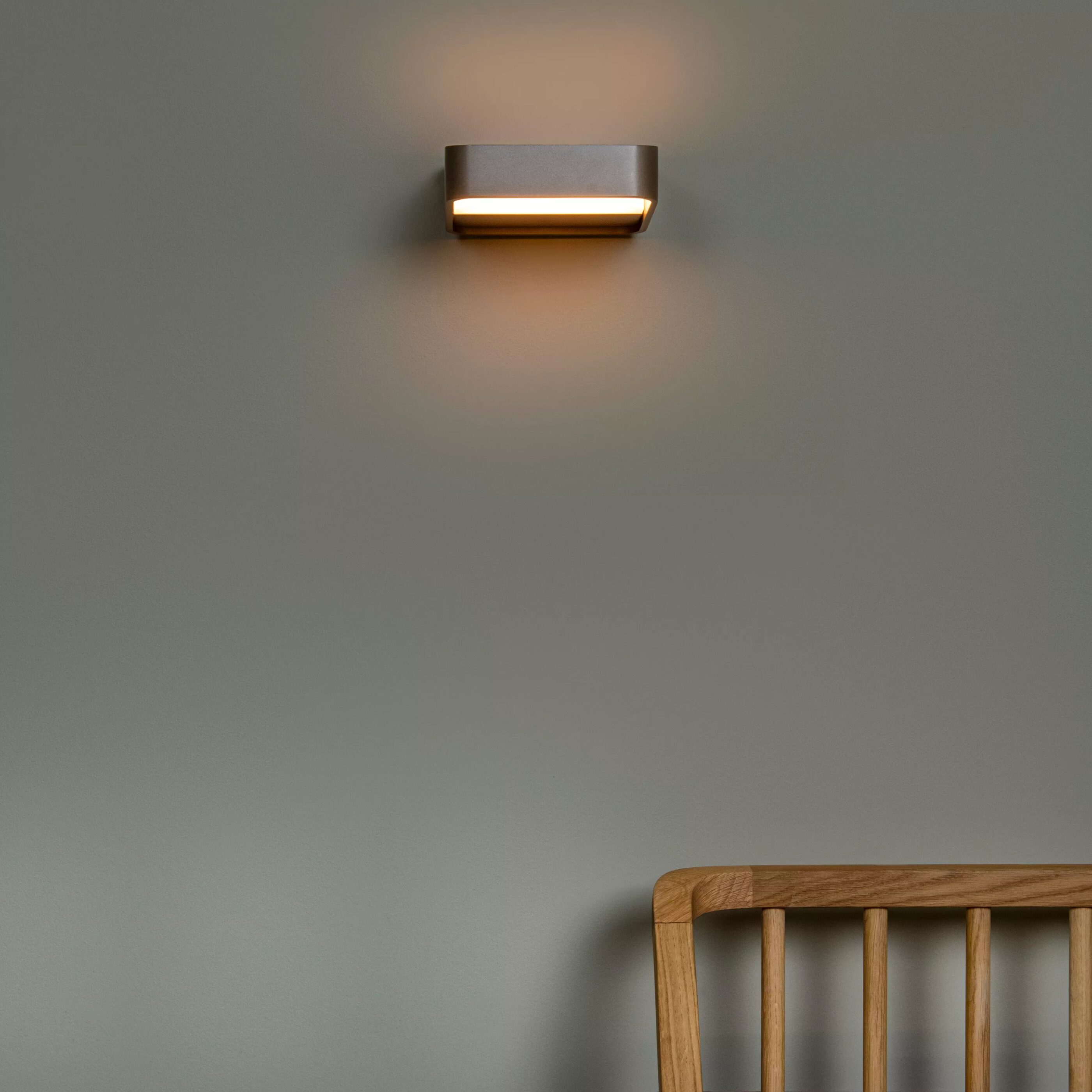 Silvi Oplaadbare Wandlamp Accu/batterij Led Dimb. - Koffie Lucide Wandlamp 23275/04/97