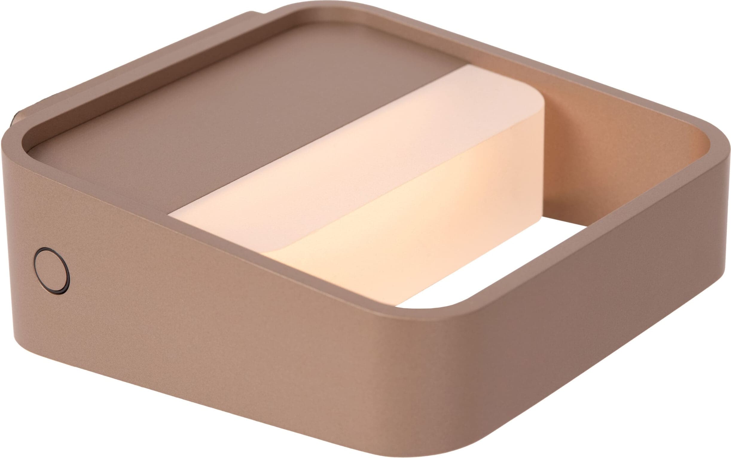 Silvi Oplaadbare Wandlamp Accu/batterij Led Dimb. - Koffie Lucide Wandlamp 23275/04/97