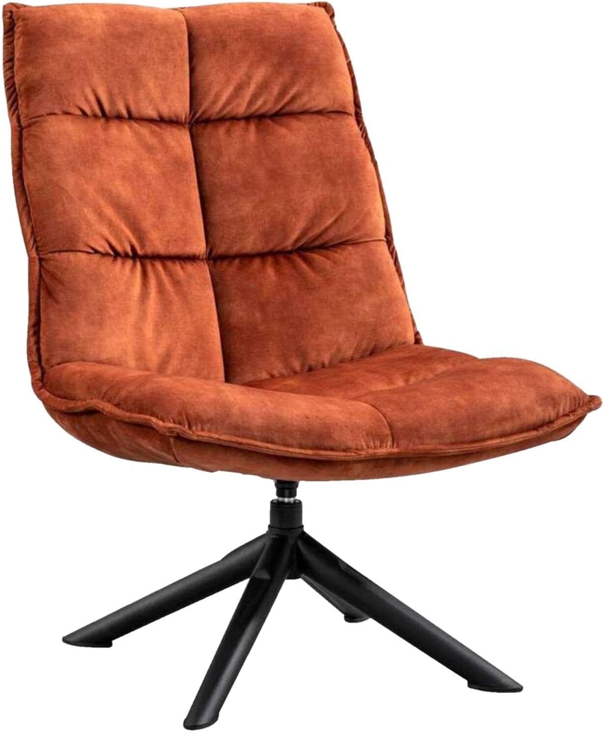 Profijt Meubel Draaifauteuil Calpe velvet bruin Bruin Draaifauteuil