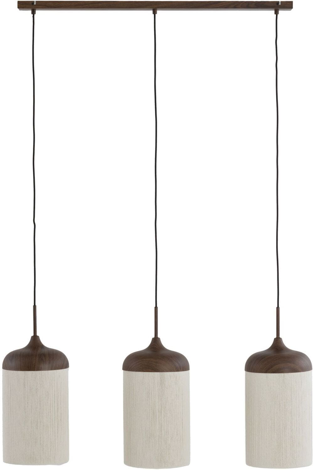 Profijt Meubel Hanglamp Skye bruin 3-lichts Bruin Hanglamp