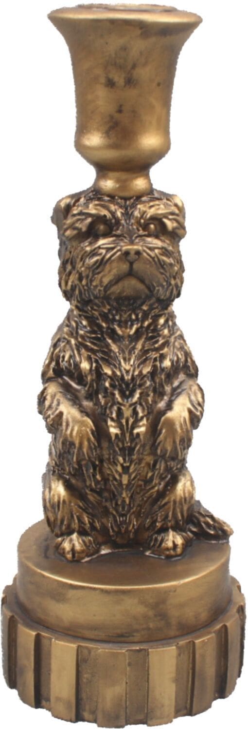 Pronto Wonen Kandelaar Ippari S hond Groen Woonaccessoire
