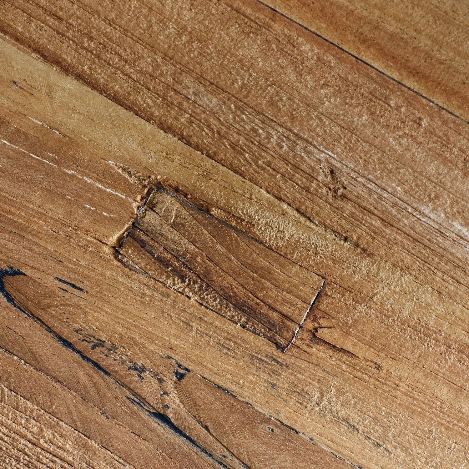 Pronto Wonen Salontafel Romaro 135x67 teak mix rough Bruin|Naturel Salontafel