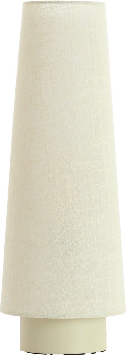 Pronto Wonen Tafellamp Dazoi L ecru linnen 1-lichts Beige|Wit Verlichting