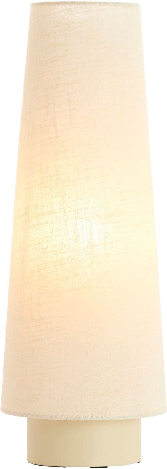 Pronto Wonen Tafellamp Dazoi L ecru linnen 1-lichts Beige|Wit Verlichting